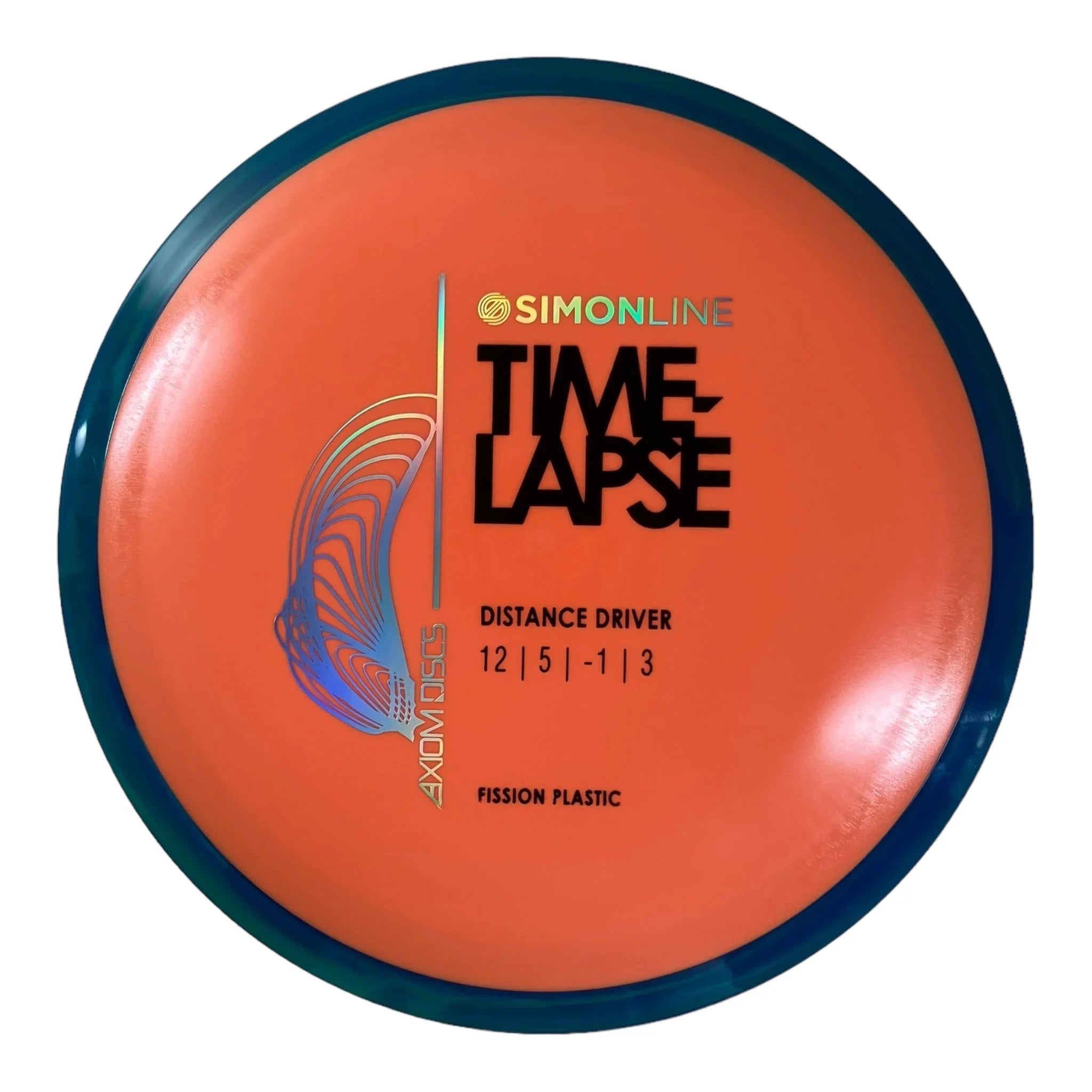 Axiom Discs Time - Lapse | Fission | Orange/Blue 158g Disc Golf