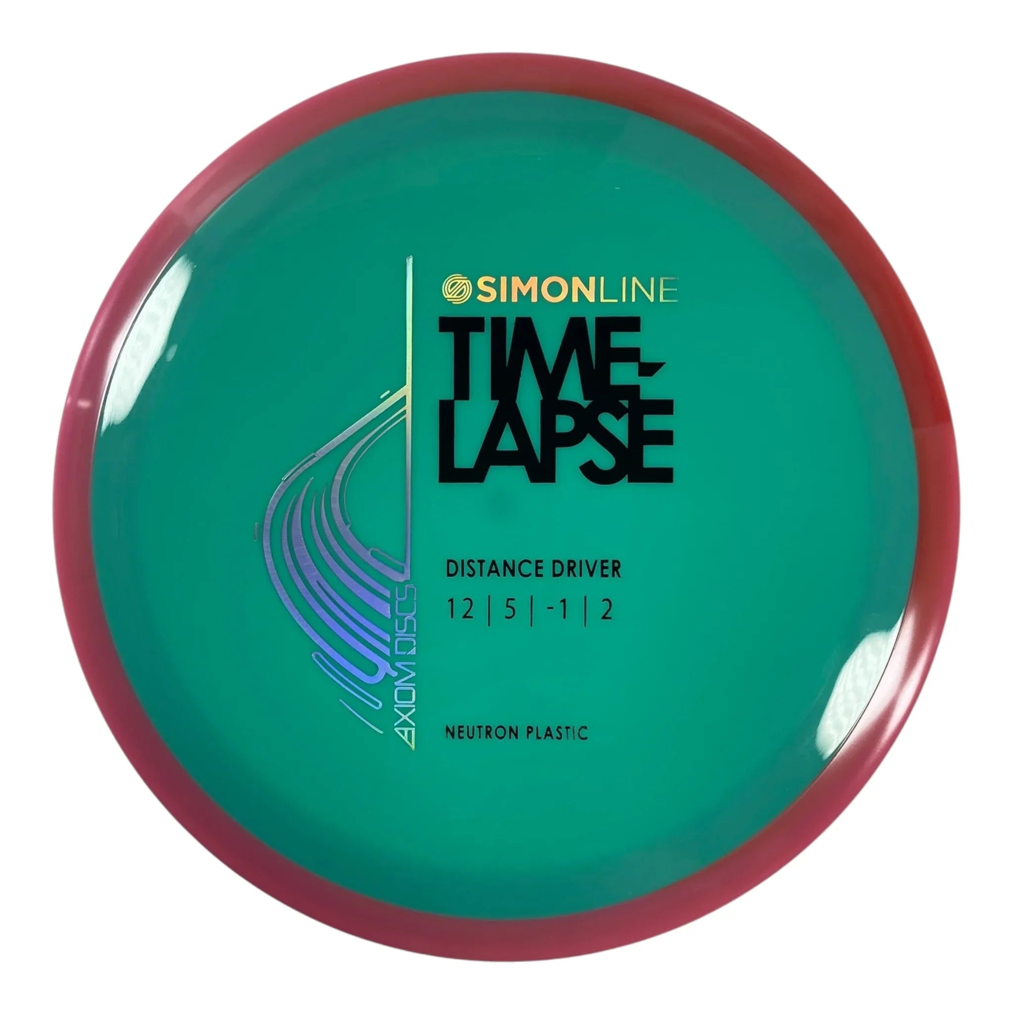 Axiom Discs Time-Lapse | Neutron | Green/Pink 174g (Retooled) Disc Golf