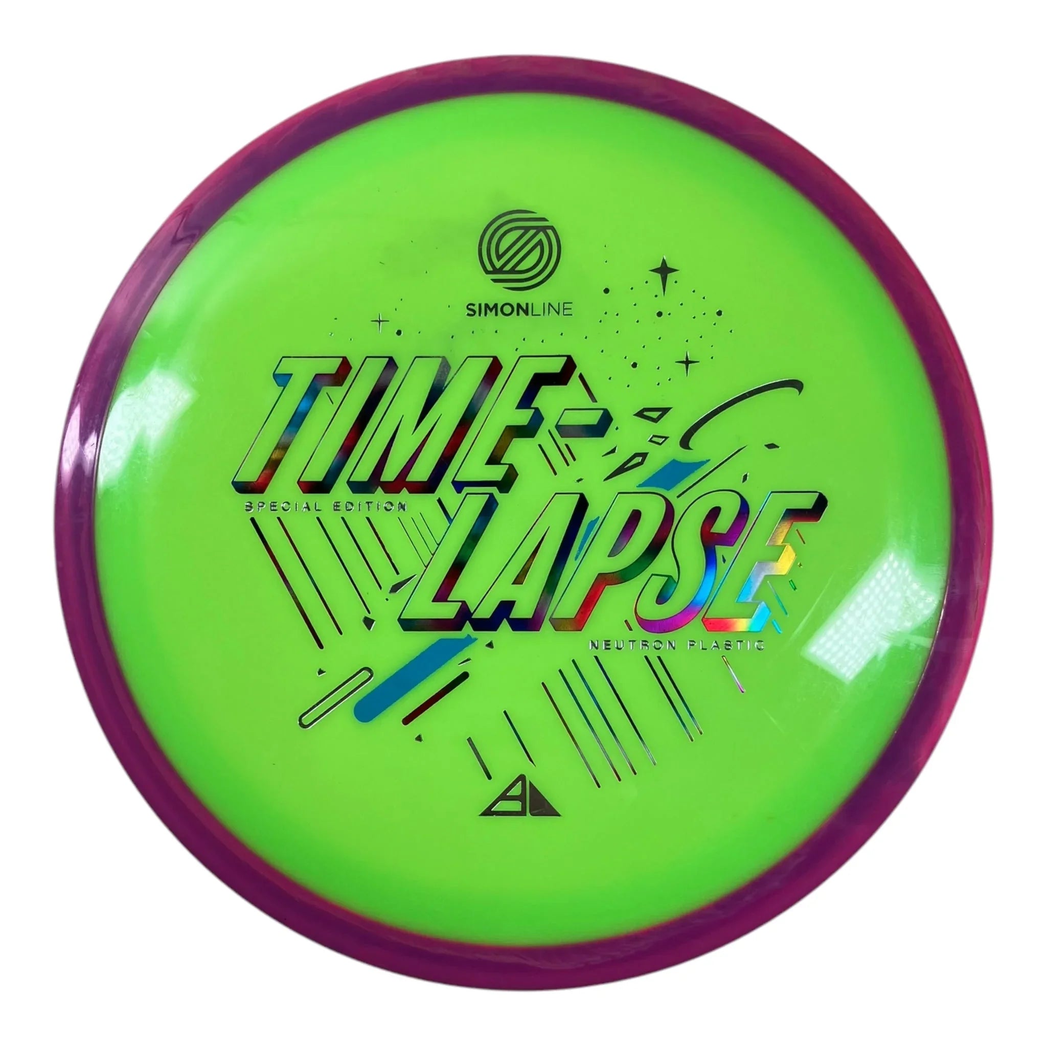 Axiom Discs Time - Lapse - Used Excellent | Neutron | Yellow/Rainbow 173g (Special Edition) Disc Golf