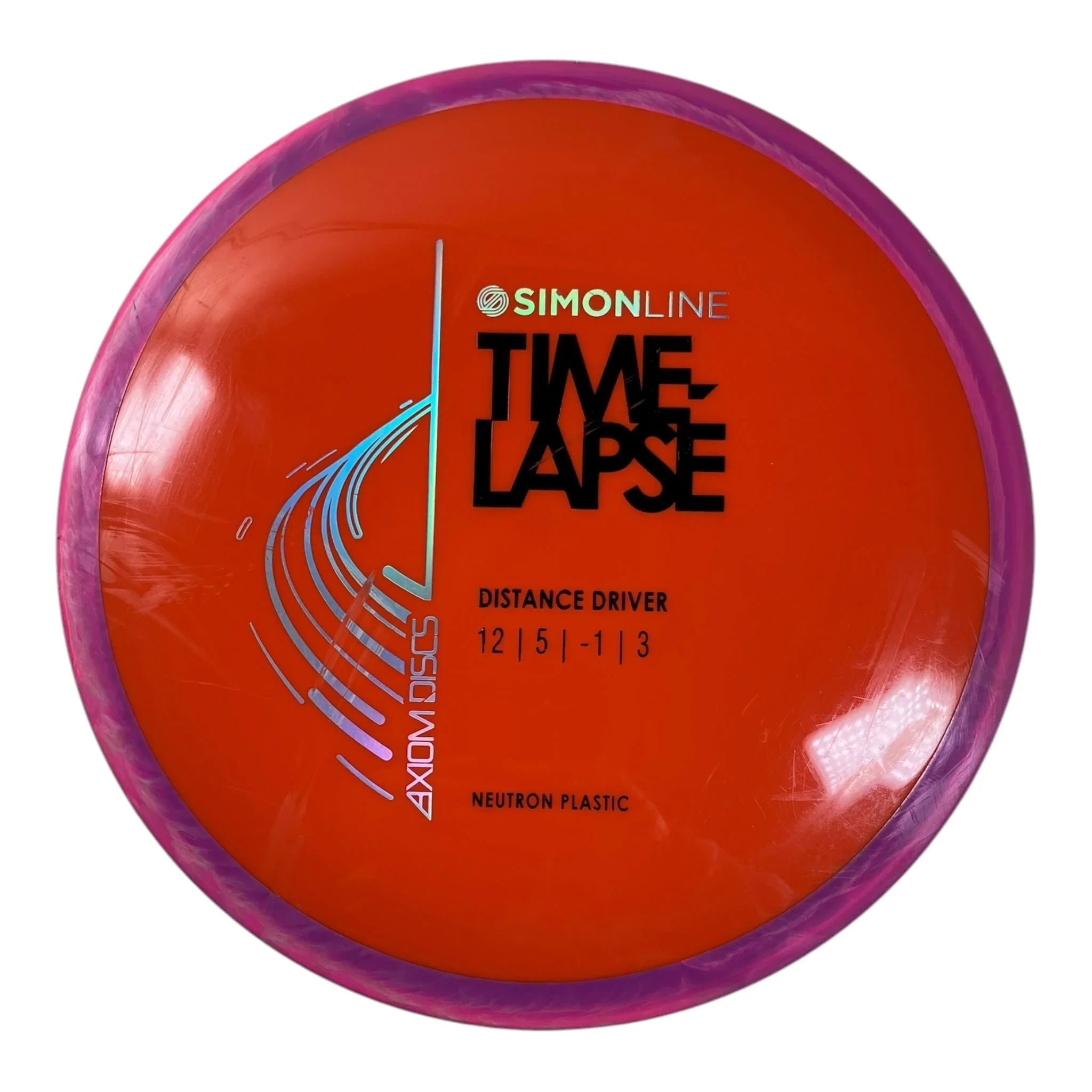Axiom Discs Time - Lapse - Used Fair | Neutron | Orange/Pink 172g Disc Golf