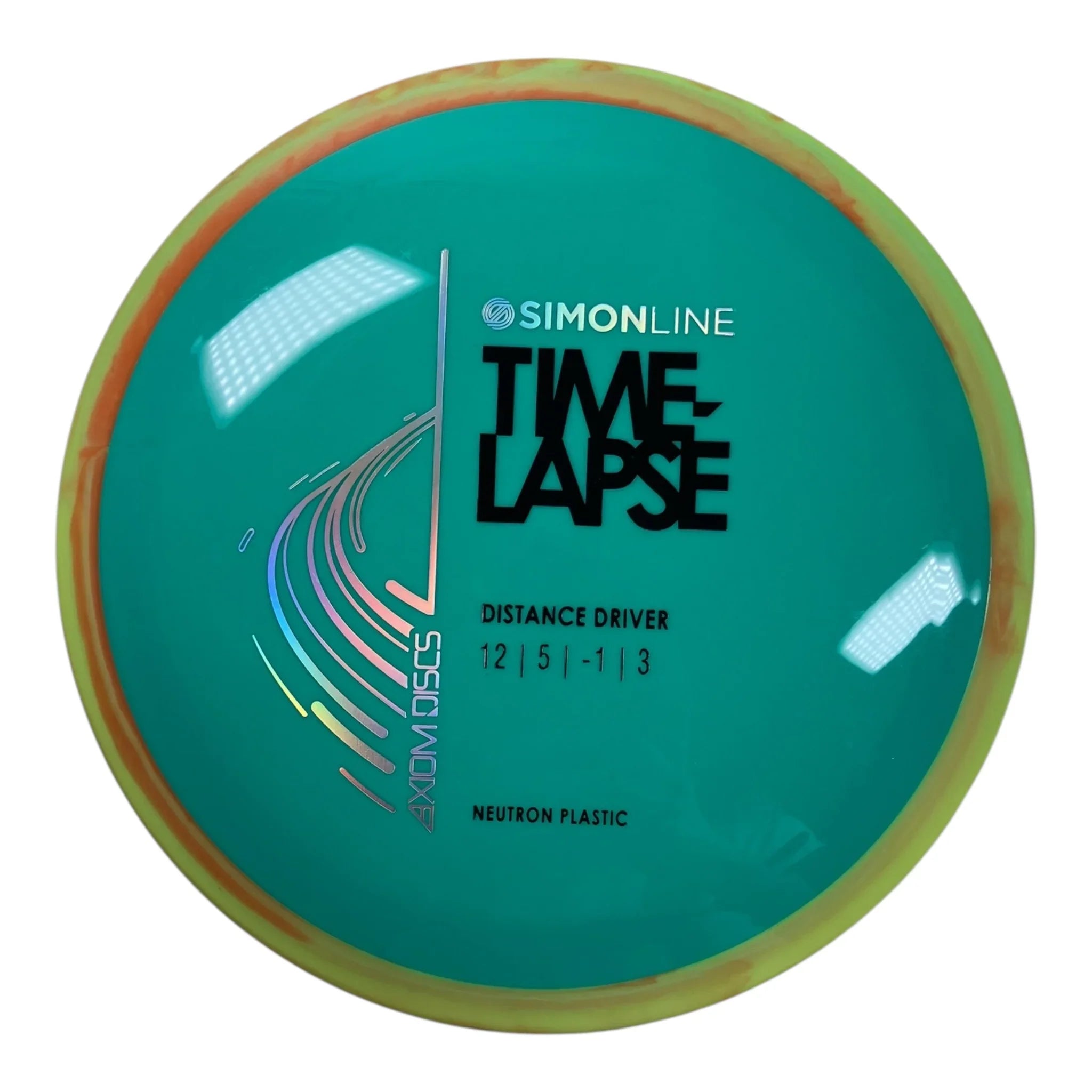 Axiom Discs Time-Lapse - Used Like New | Neutron | Teal/Yellow 173g Disc Golf