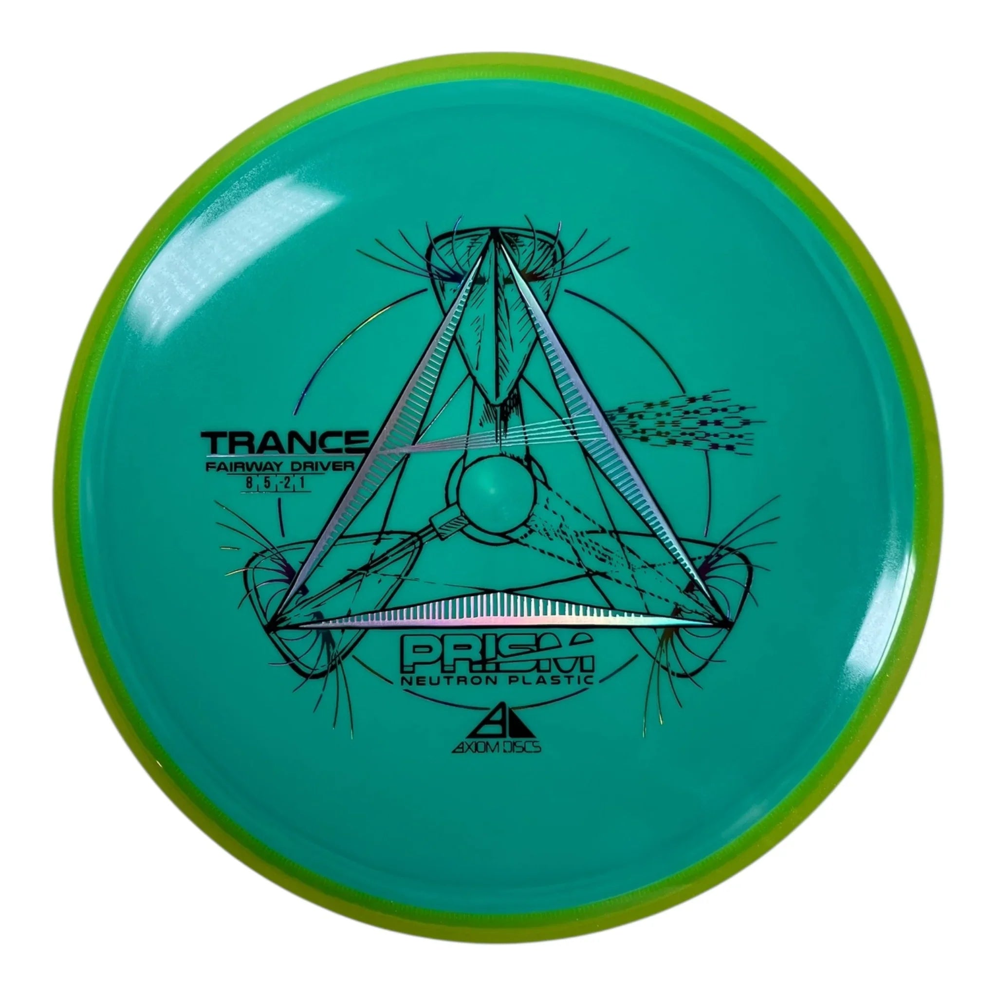 Axiom Discs Trance | Prism Neutron | Teal/Yellow 172g Disc Golf
