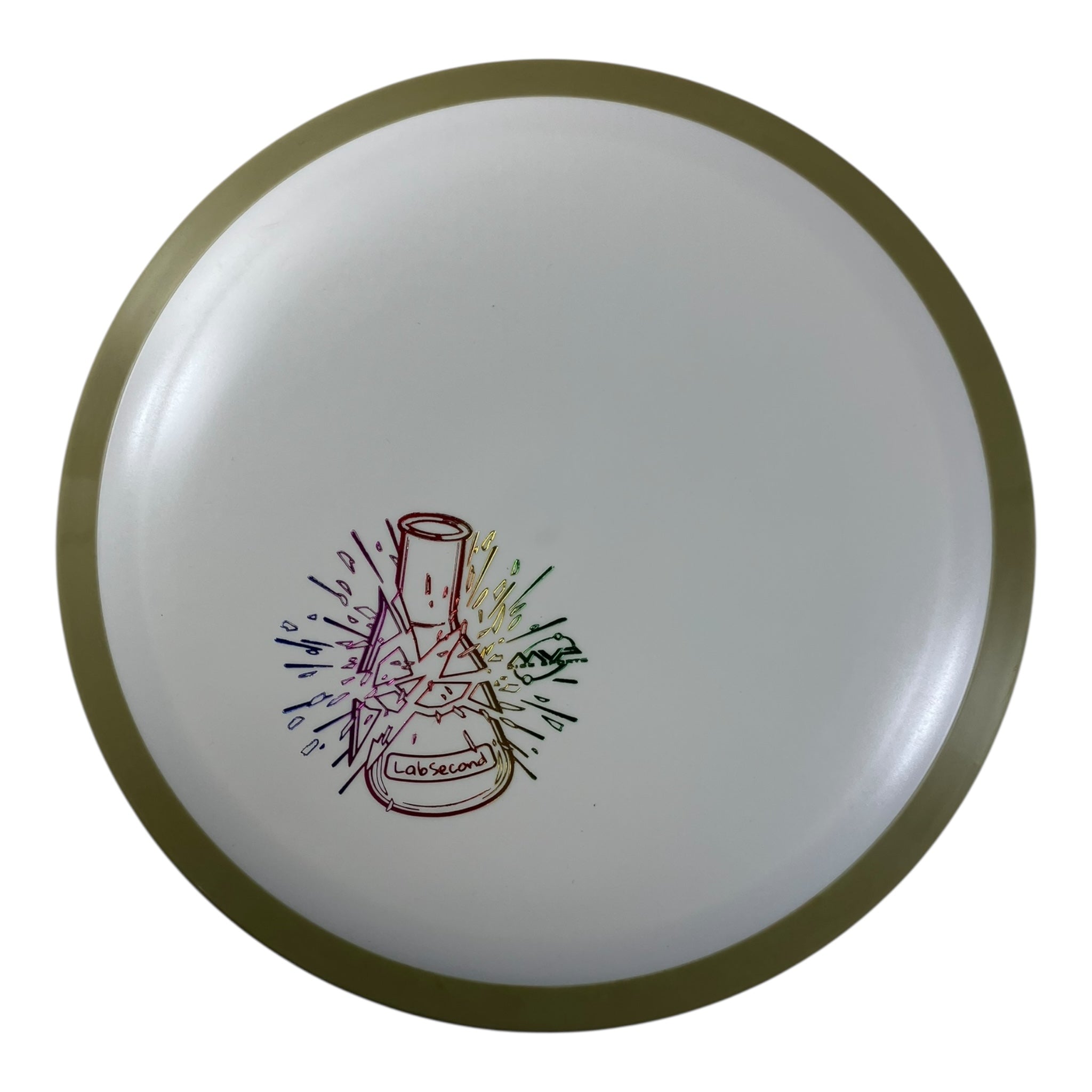 Axiom Discs Vanish - Lab Second | Fission | White/Tan 174g Disc Golf