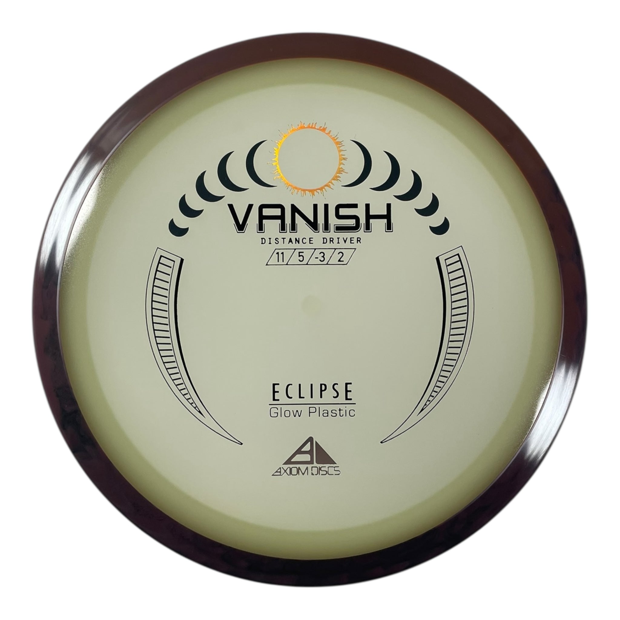 Axiom Discs Vanish | Eclipse | Glow/Brown 174g Disc Golf