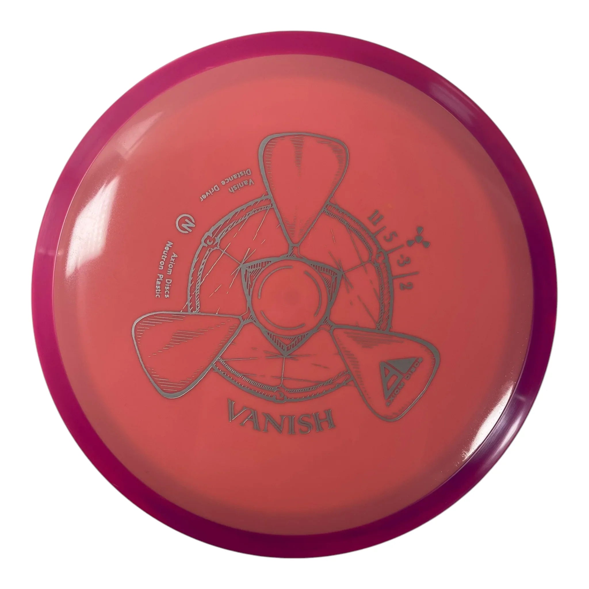 Axiom Discs Vanish | Neutron | Pink/Pink 169g Disc Golf