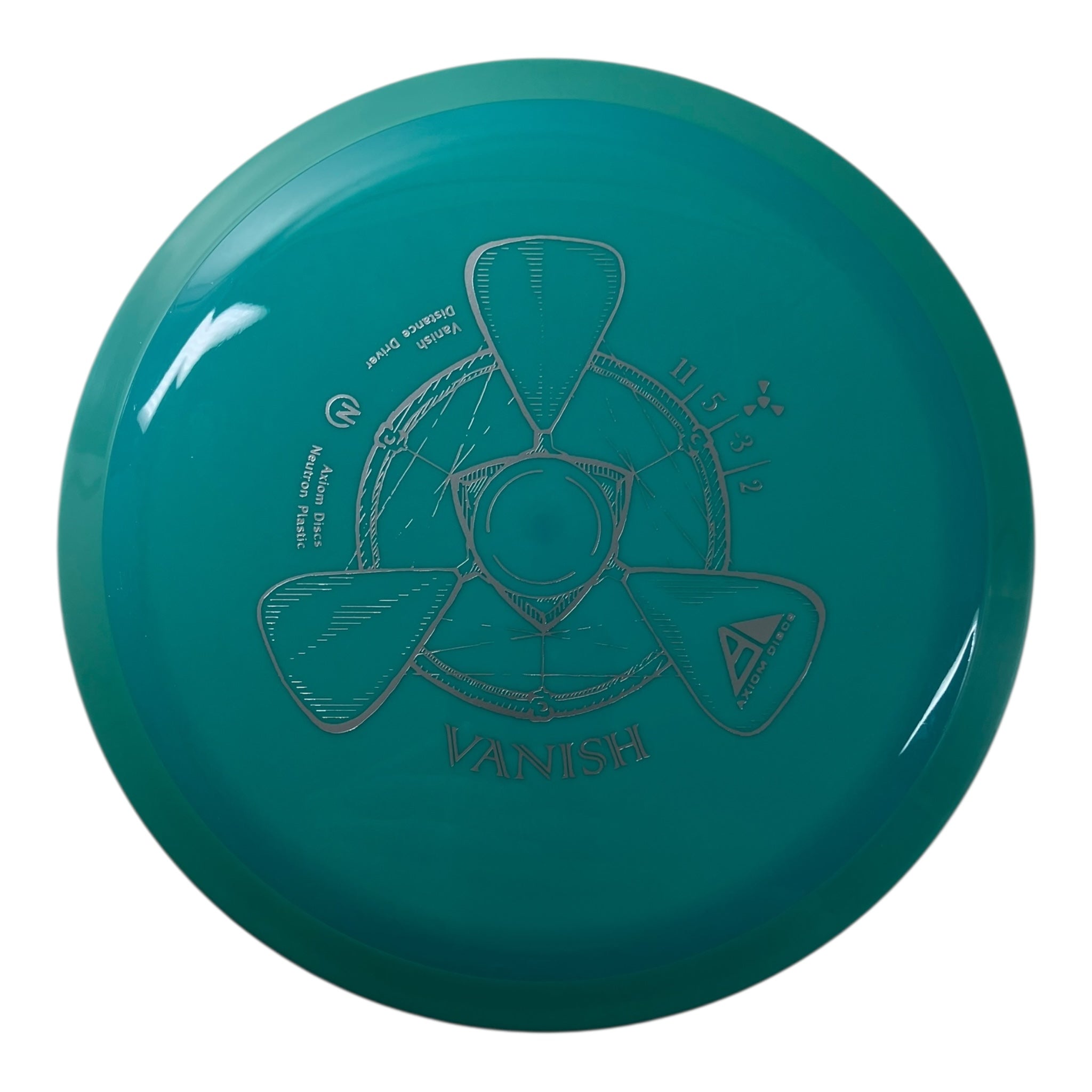 Axiom Discs Vanish | Neutron | Teal/Teal 167g Disc Golf