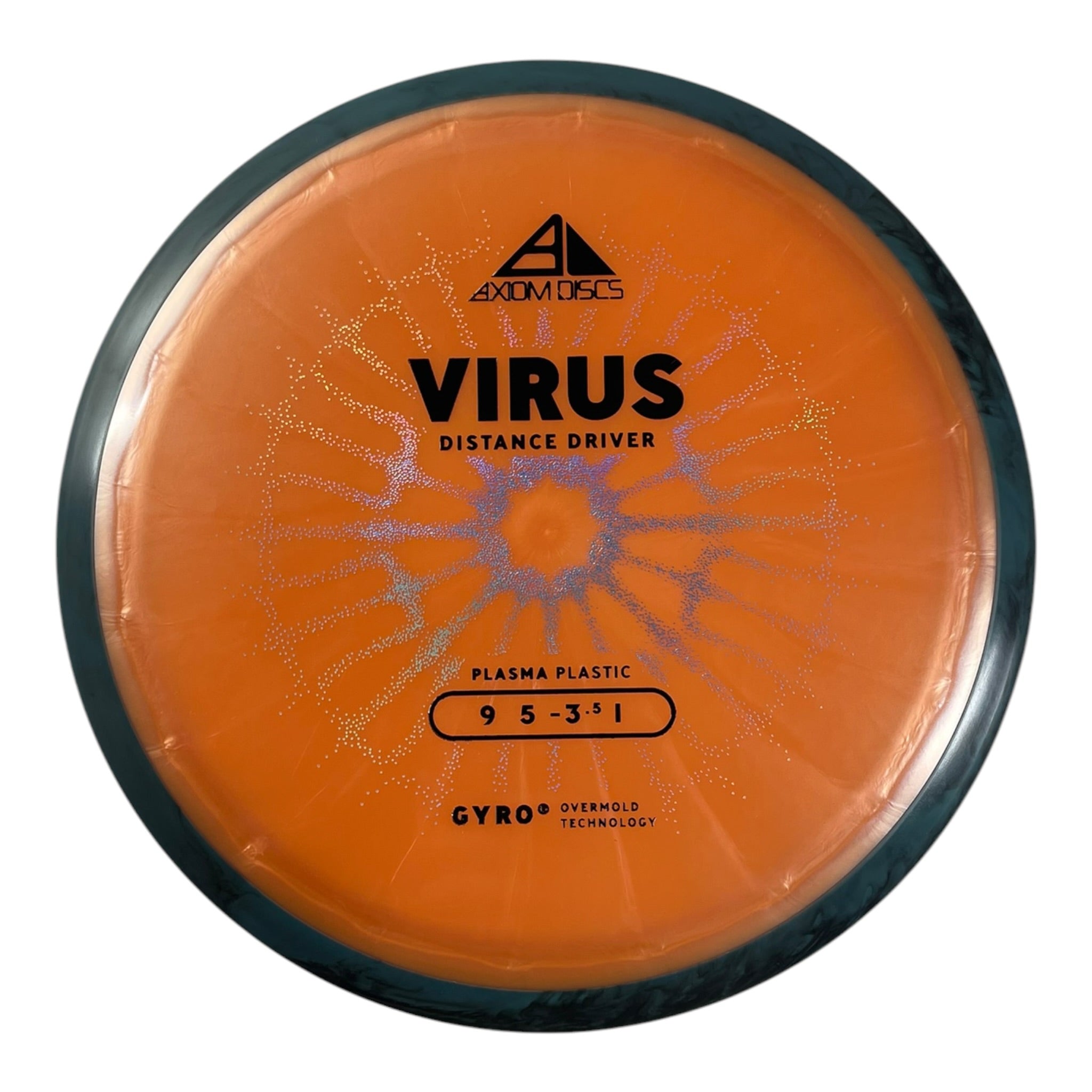 Axiom Discs Virus | Plasma | Orange/Blue 174g (Project Lab Coat) Disc Golf