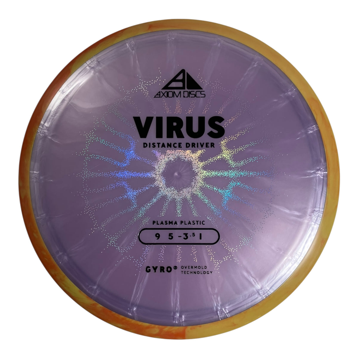 Axiom Discs Virus | Plasma | Purple/Yellow 173g (Project Lab Coat) Disc Golf