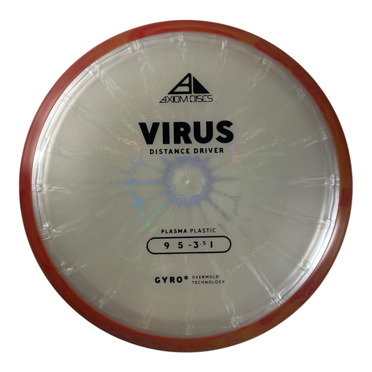 Axiom Discs Virus | Plasma | White/Orange 169g (Project Lab Coat) Disc Golf