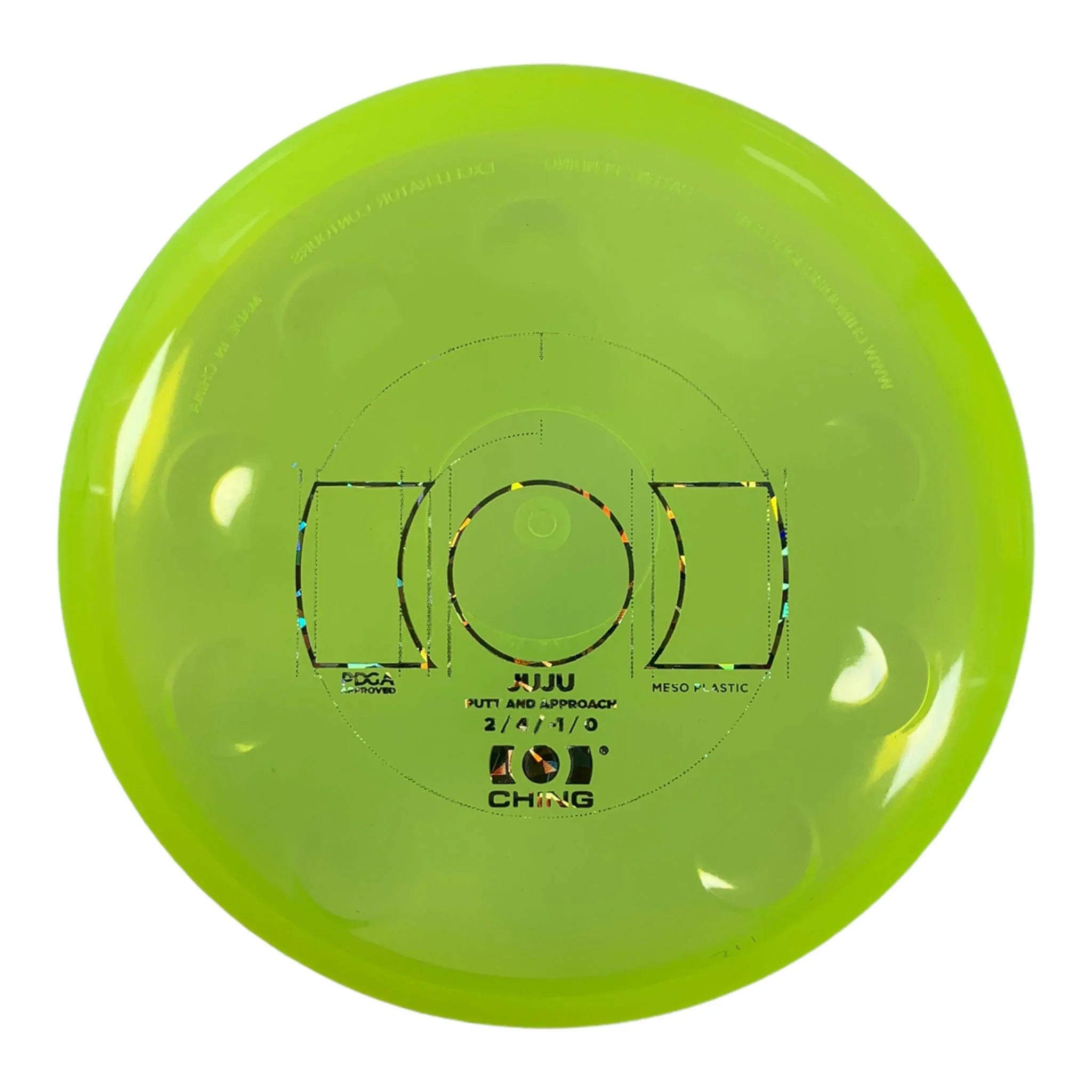 Ching Sports JuJu | Meso | Yellow/Holo 170 - 174g Disc Golf