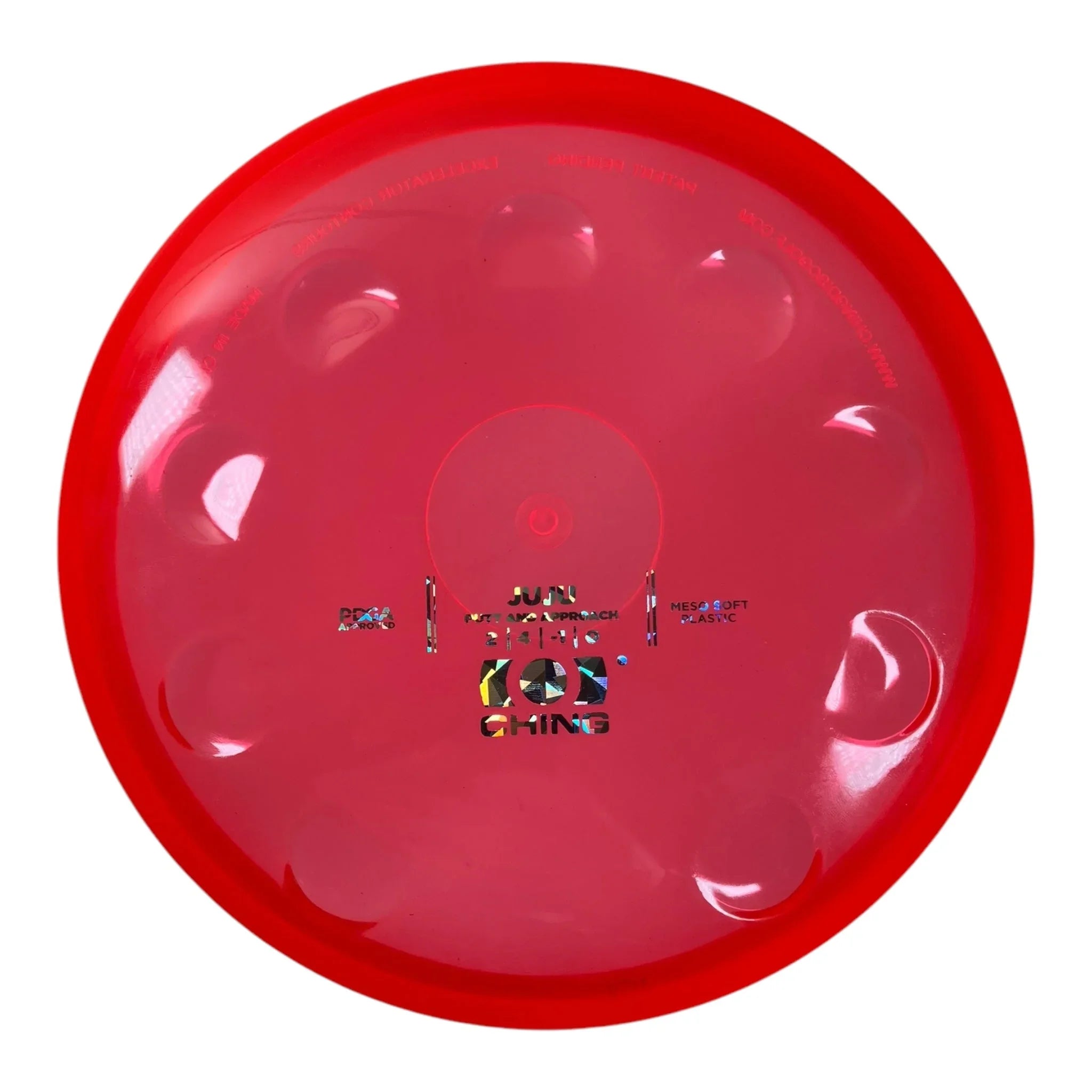 Ching Sports JuJu | Meso Soft | Red/Holo 173g Disc Golf