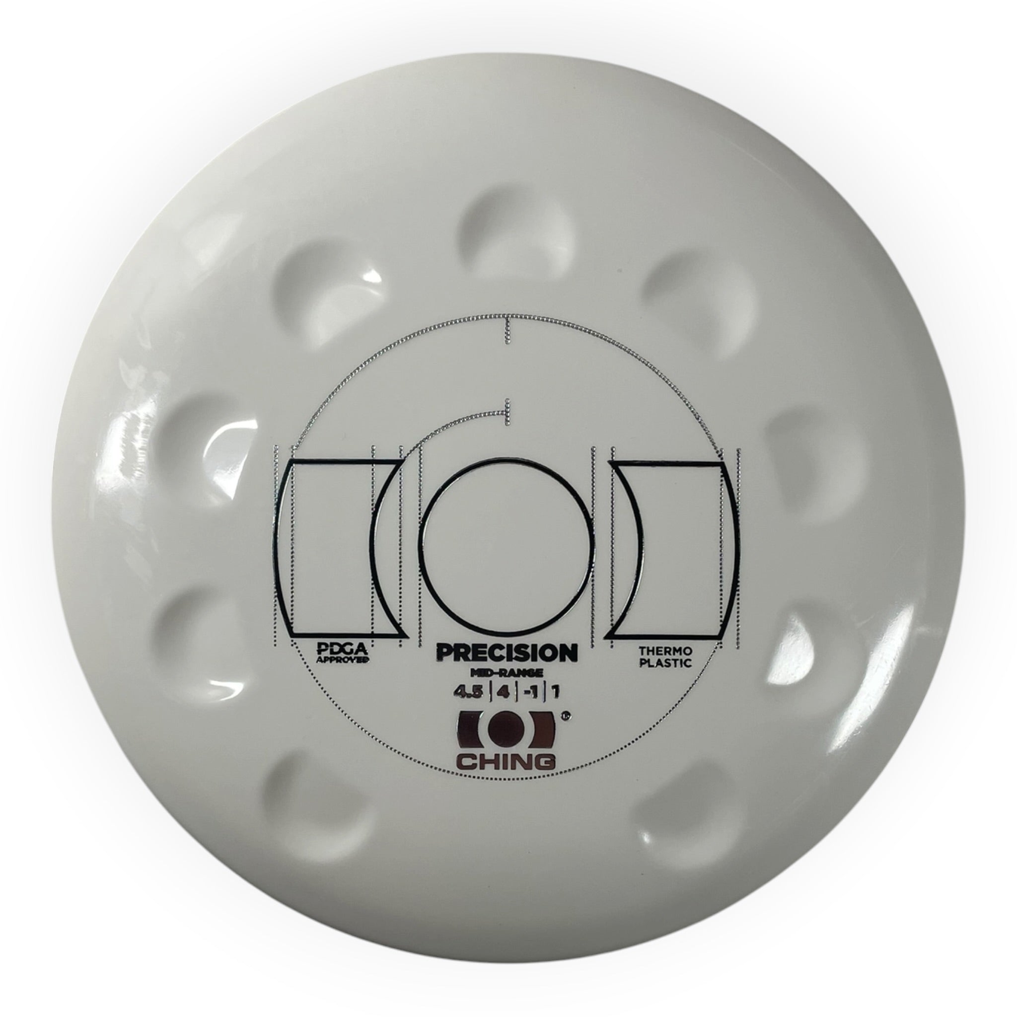 Ching Sports Precision | Thermo | White/Silver 171g Disc Golf