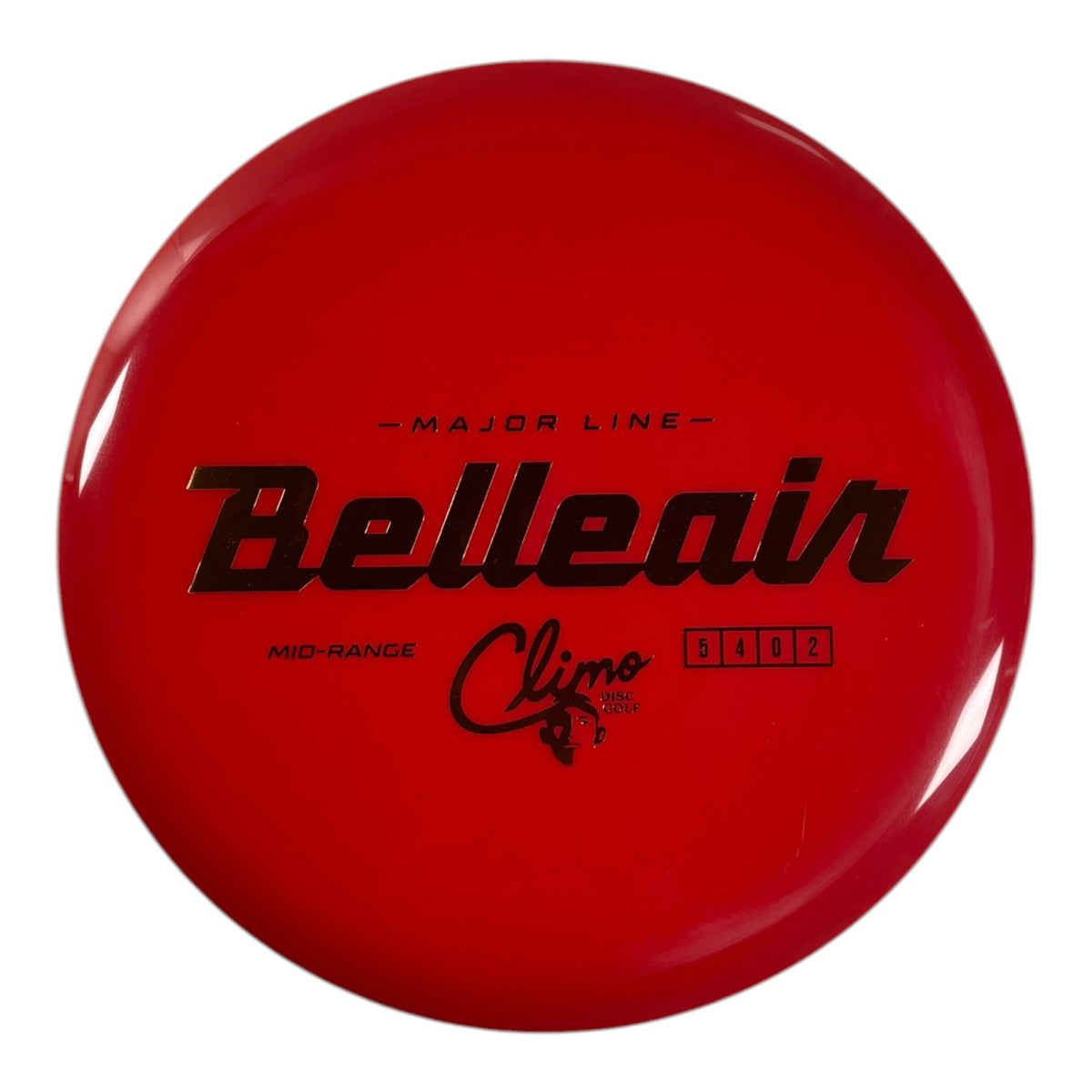 Climo Disc Golf Belleair | Major Line | Red/Bronze 177g (First Run) Disc Golf