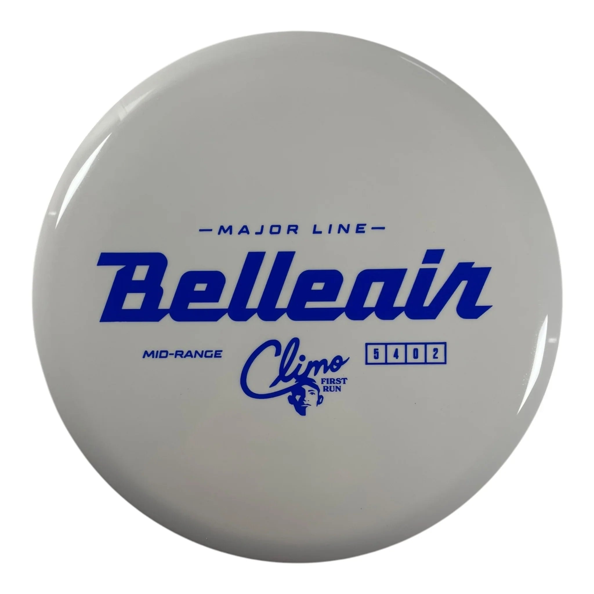 Climo Disc Golf Belleair | Major Line | White/Blue 175g (First Run) Disc Golf