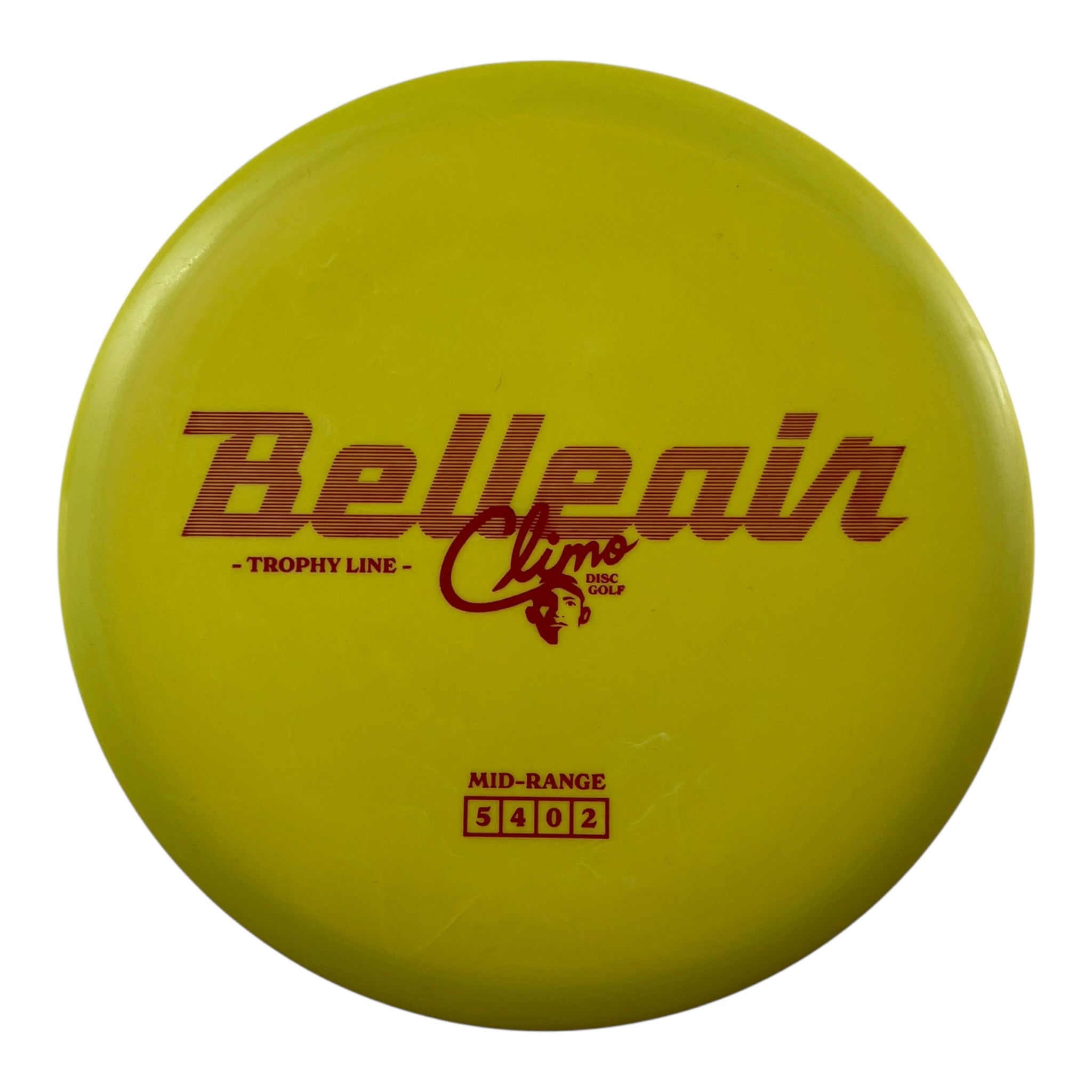 Climo Disc Golf Belleair | Trophy Line | Yellow/Red 173g Disc Golf