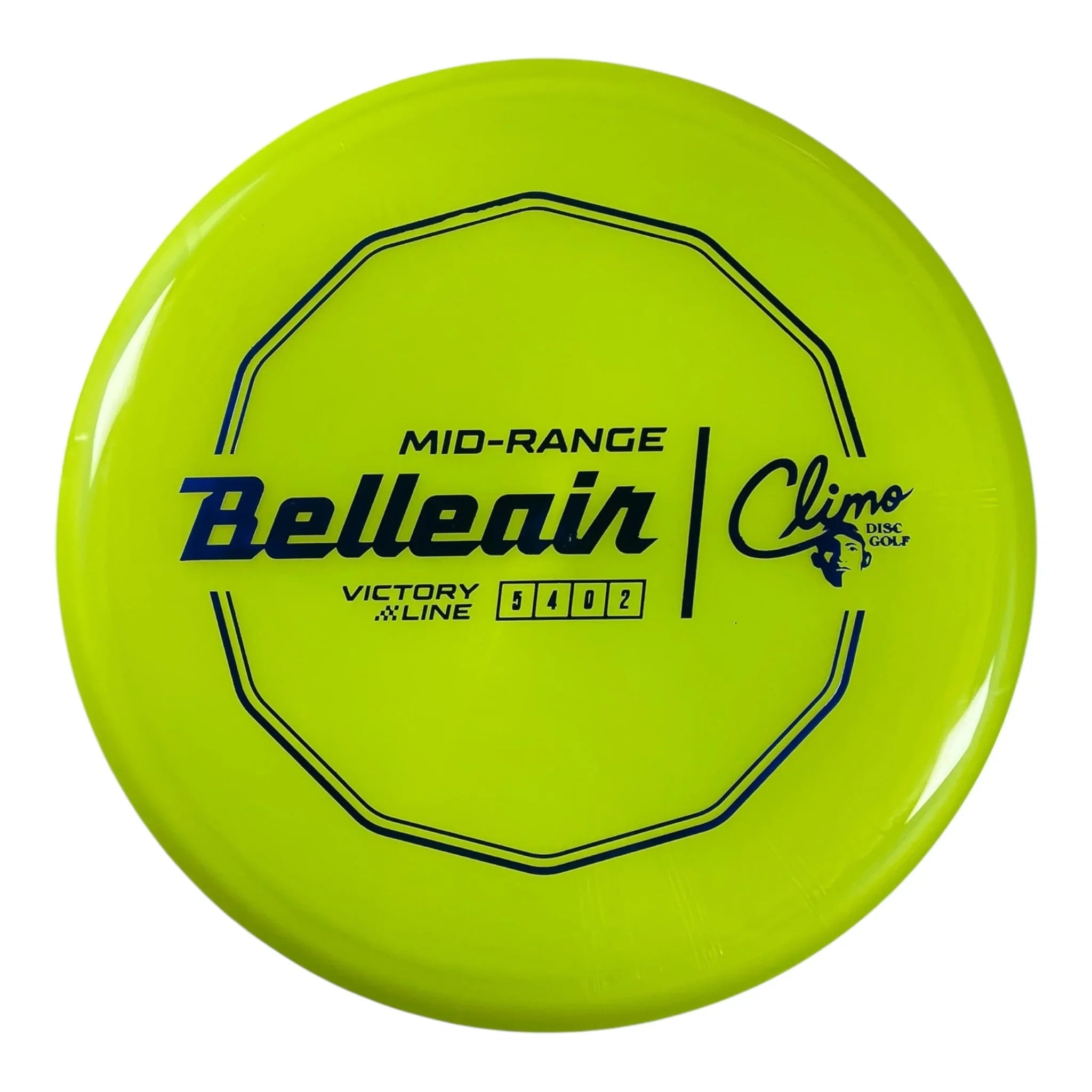 Climo Disc Golf Belleair | Victory Line | Yellow/Blue 172g Disc Golf