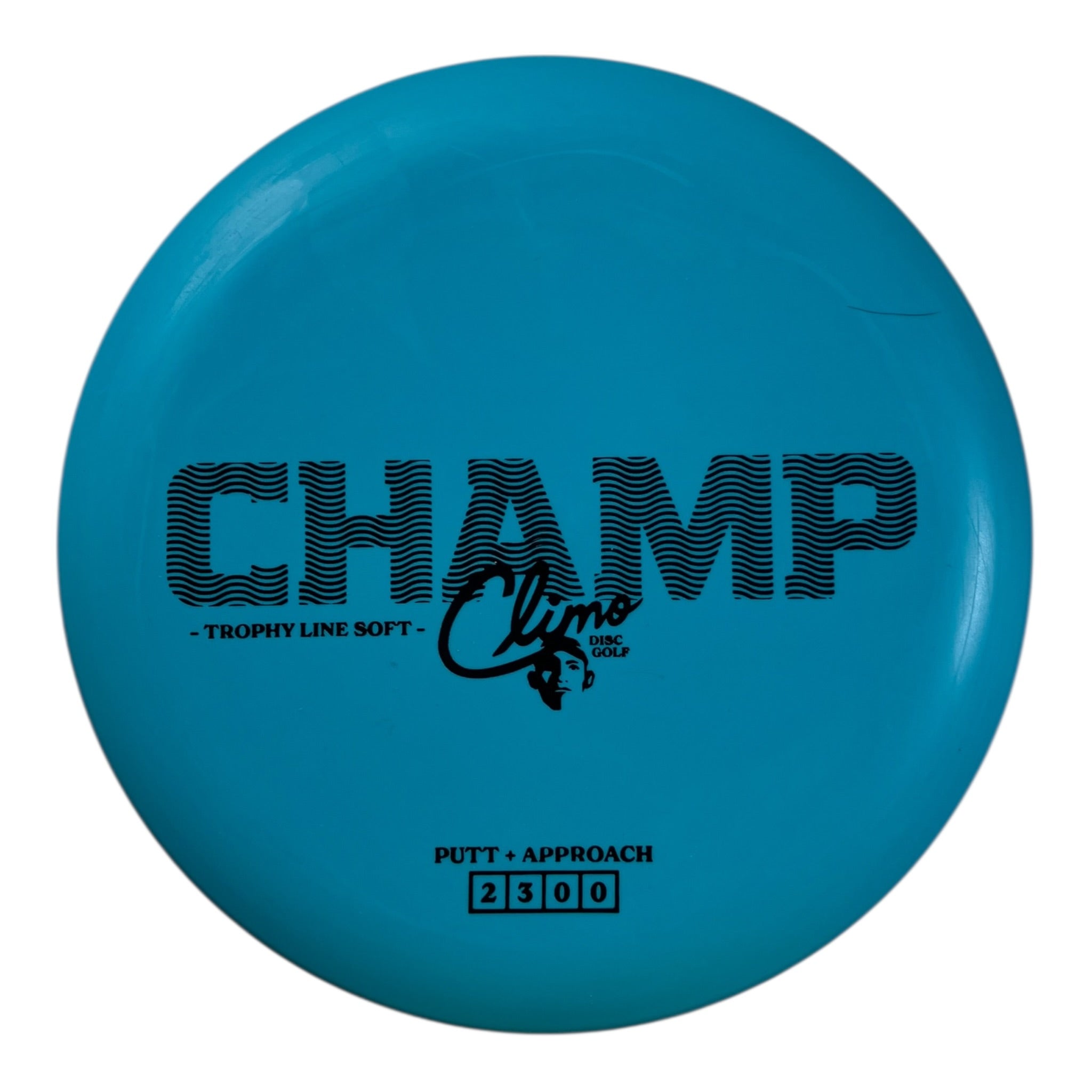 Climo Disc Golf Champ | Soft Trophy Line | Blue/Black 174-175g Disc Golf