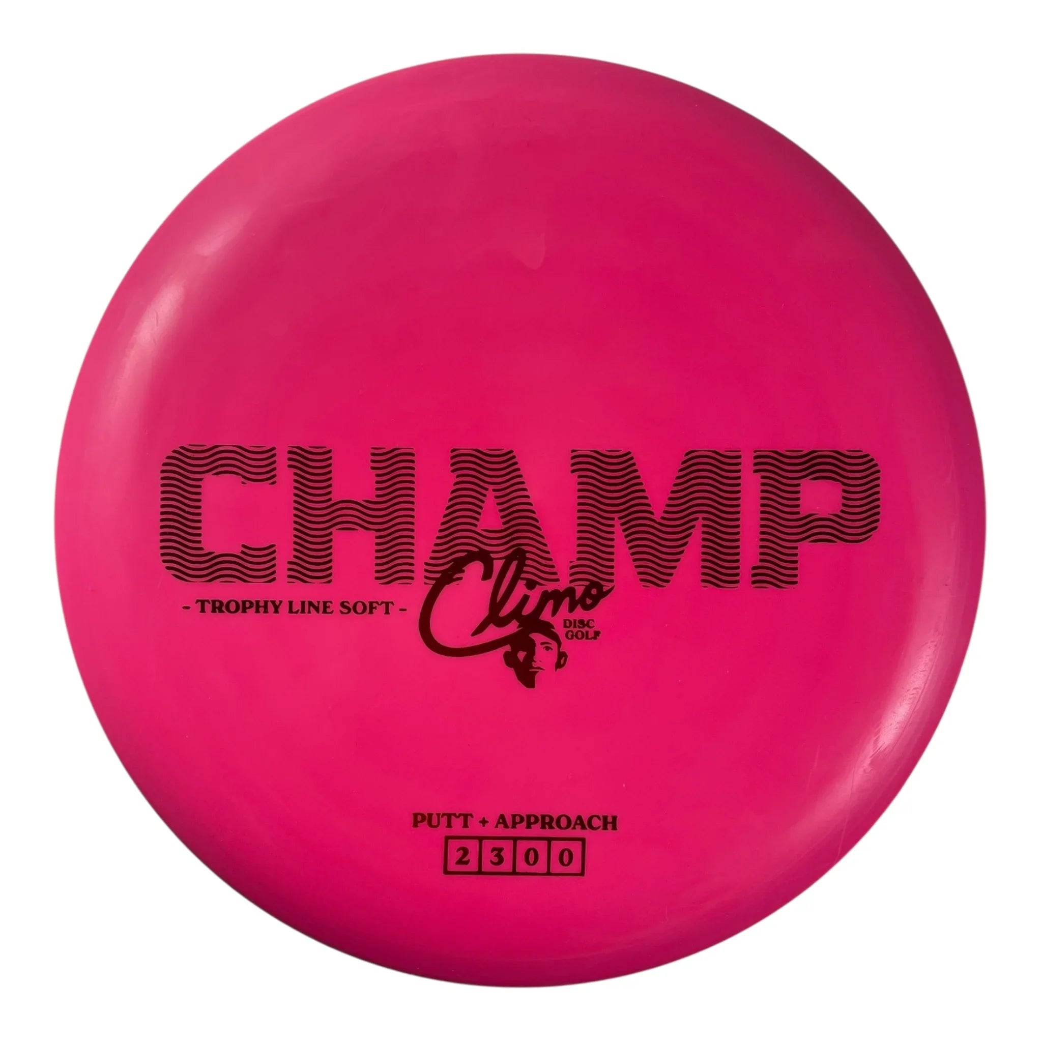 Climo Disc Golf Champ | Soft Trophy Line | Pink/Bronze 174g Disc Golf