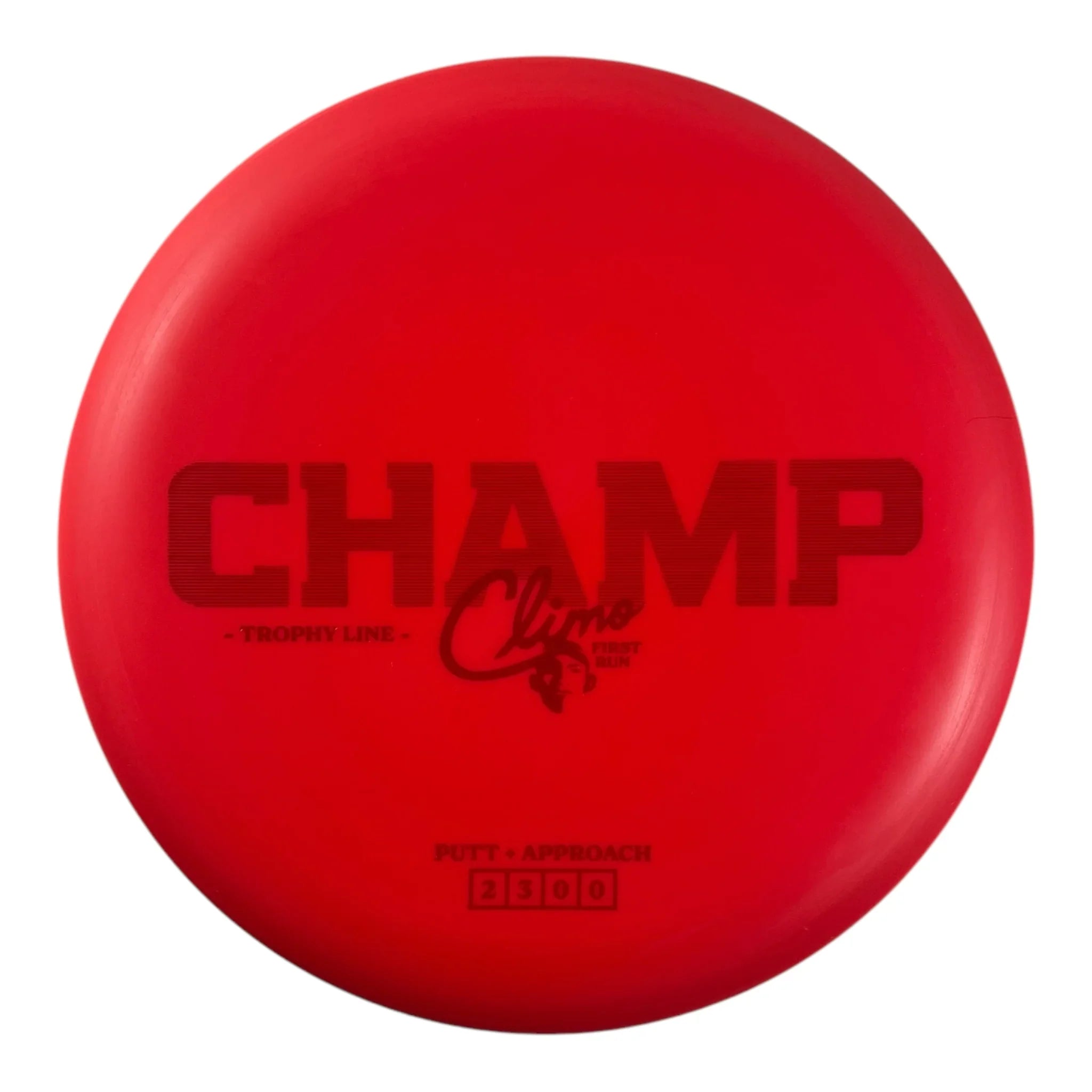 Climo Disc Golf Champ | Trophy Line | Red/Red 174g (First Run) Disc Golf
