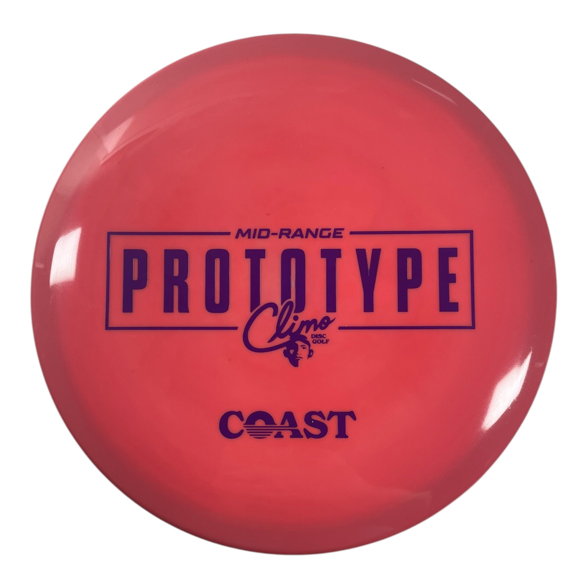 Climo Disc Golf Coast | Signature Line | Orange/Purple 178g (Prototype) Disc Golf