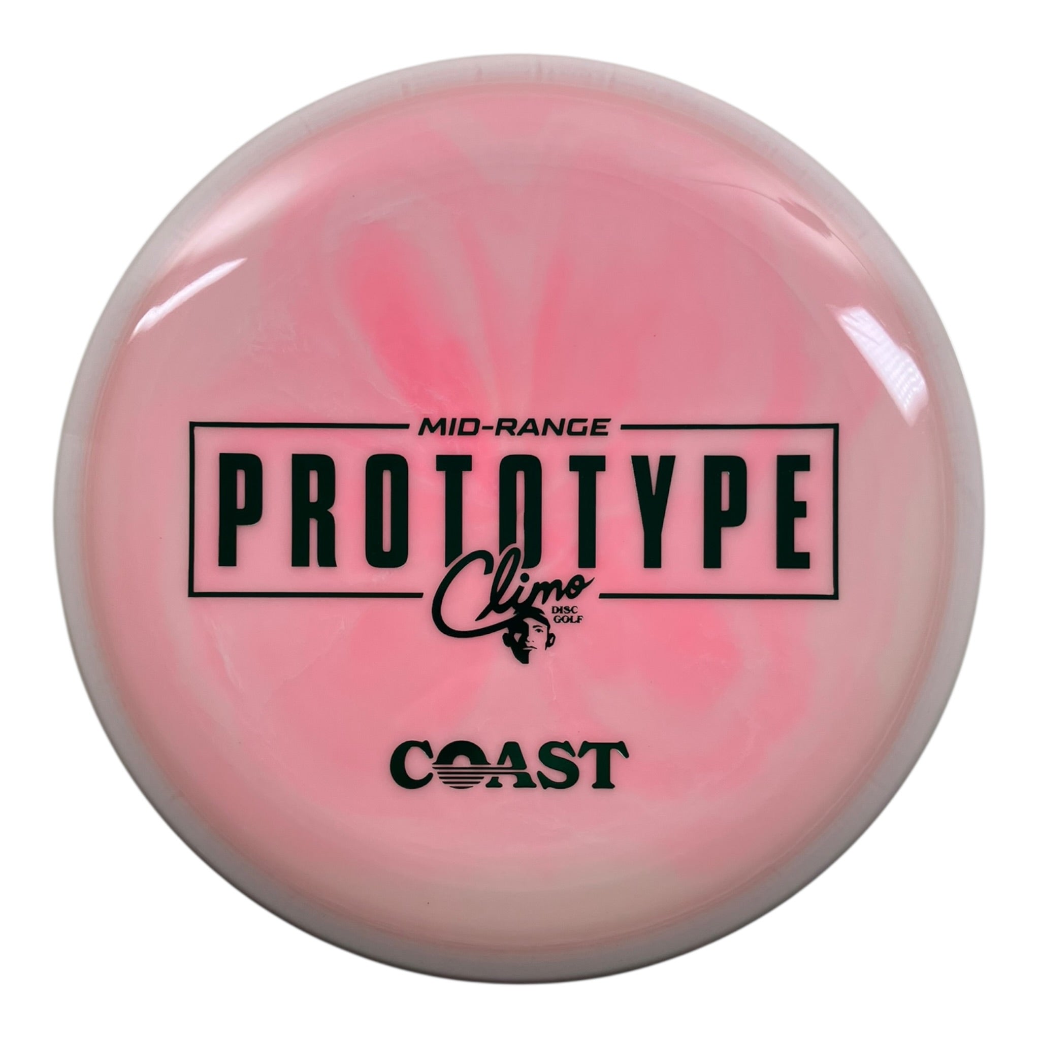 Climo Disc Golf Coast | Signature Line | Pink/Green 173g (Prototype) Disc Golf