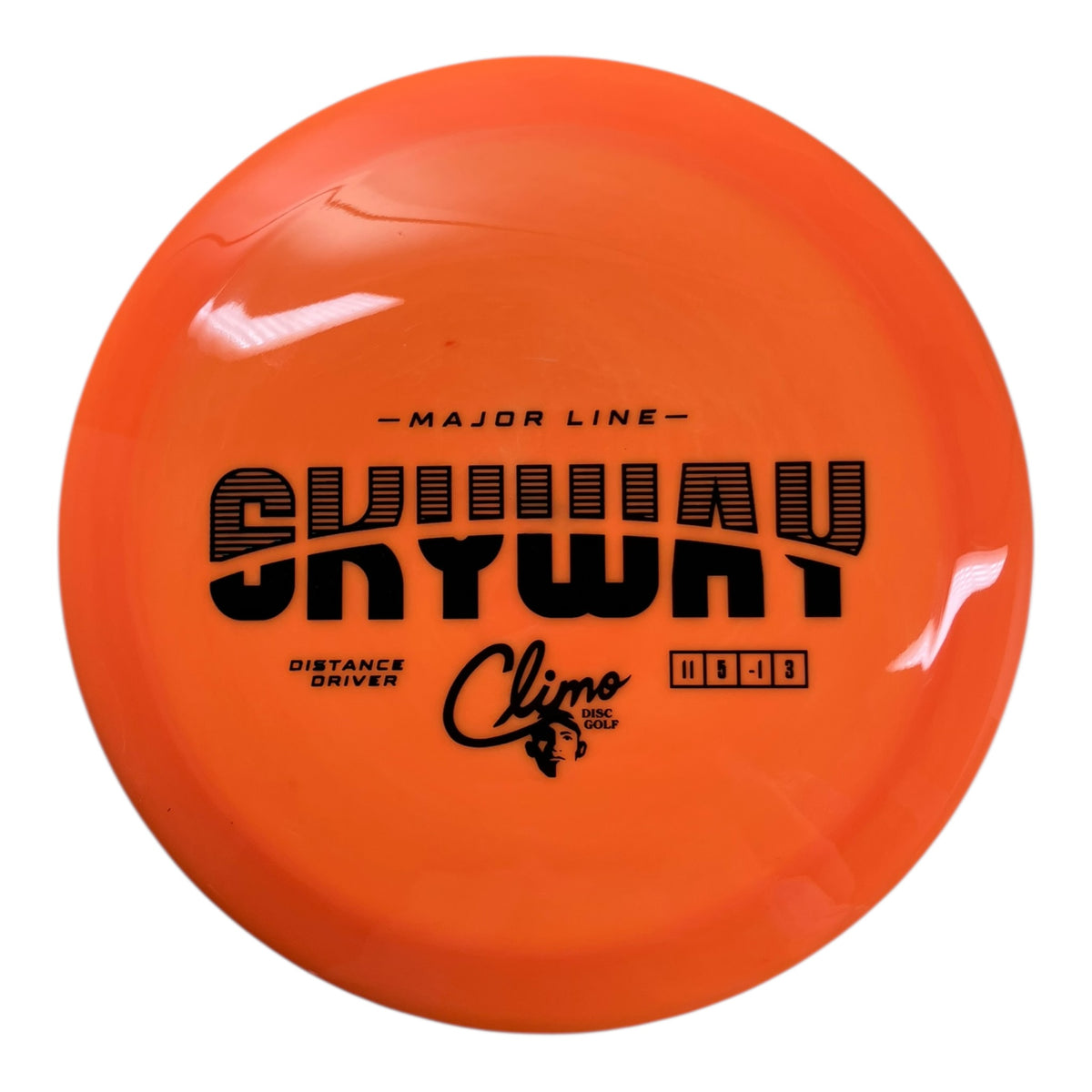 Climo Disc Golf Skyway | Major Line | Orange/Black 159g Disc Golf