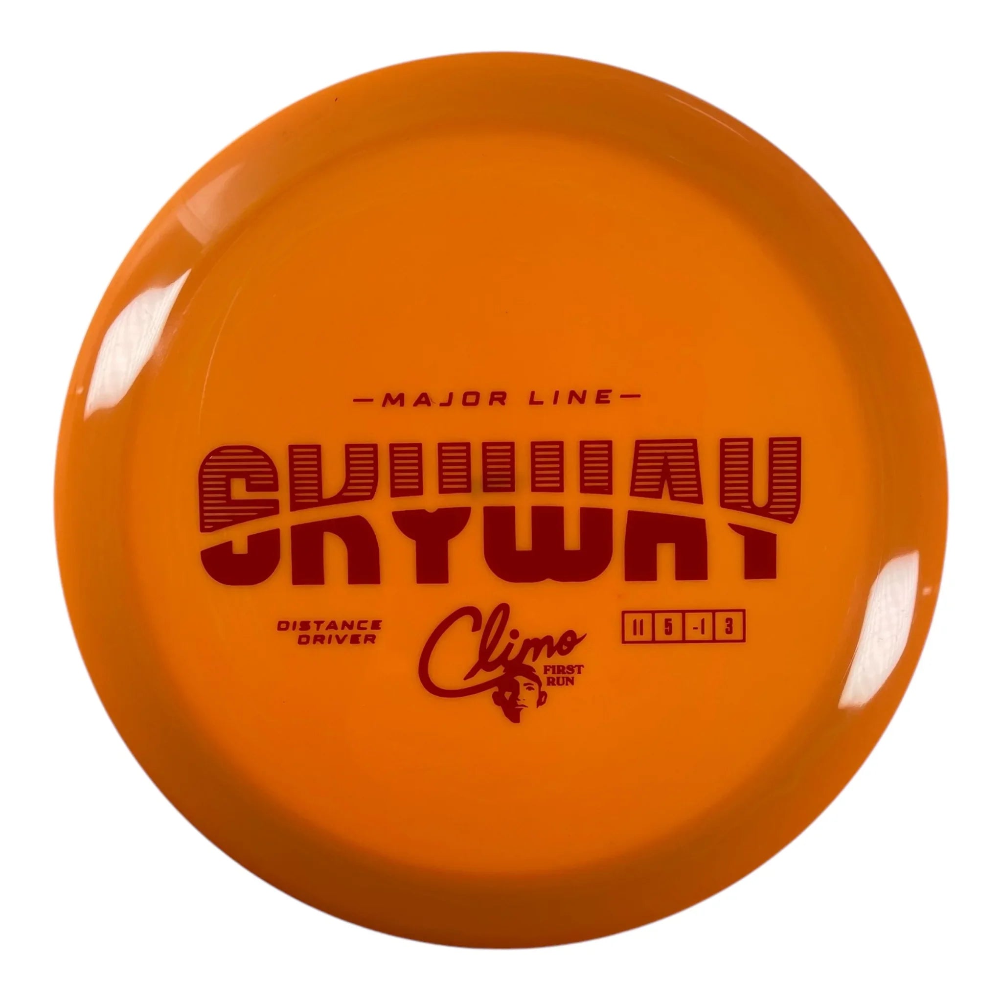 Climo Disc Golf Skyway | Major Line | Orange/Red 171-174g (First Run) Disc Golf