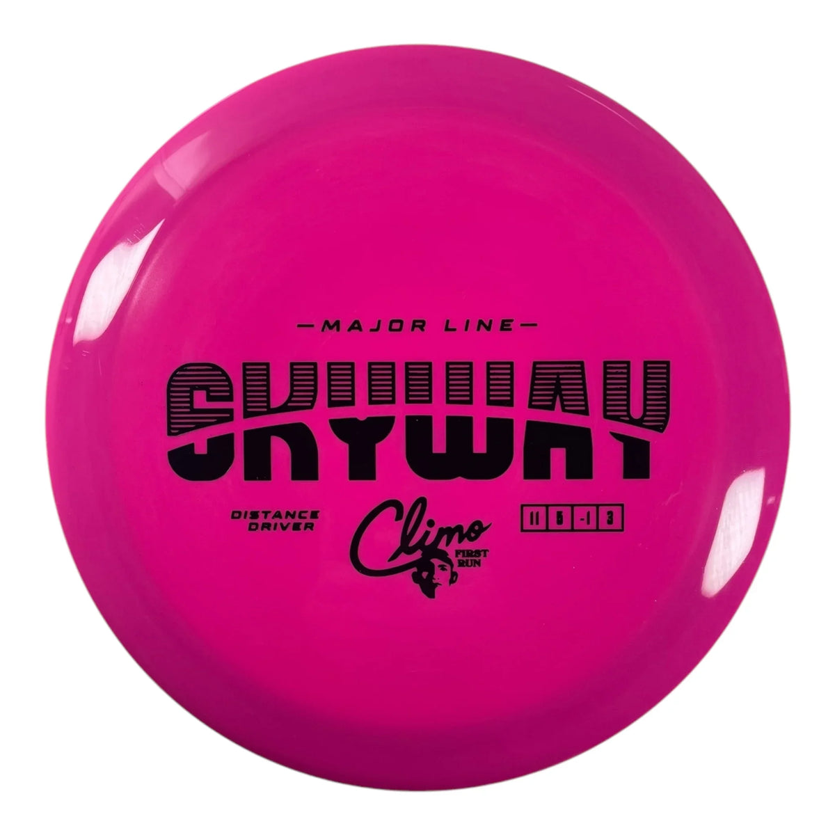 Climo Disc Golf Skyway | Major Line | Pink/Black 173g (First Run) Disc Golf
