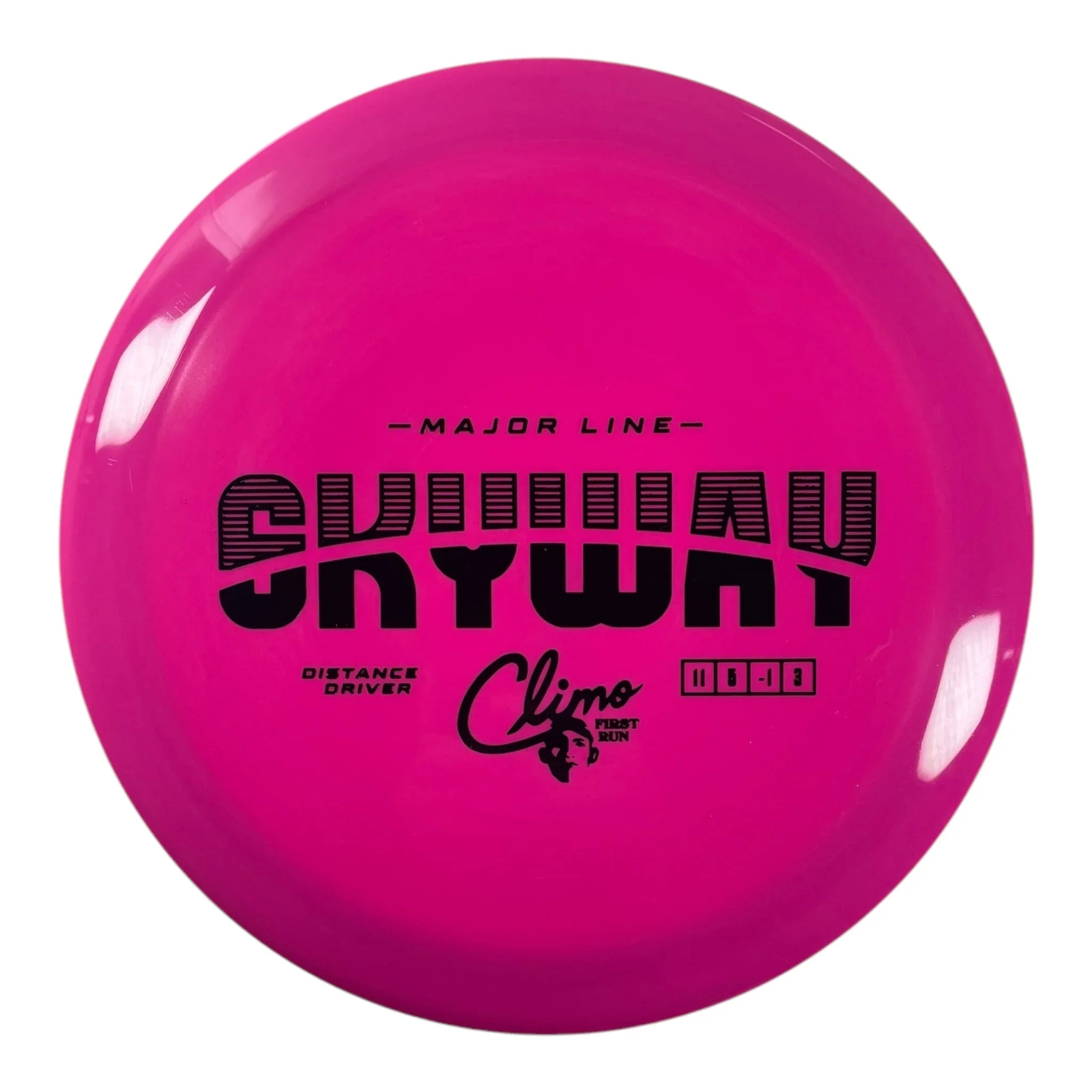 Climo Disc Golf Skyway | Major Line | Pink/Black 173g (First Run) Disc Golf