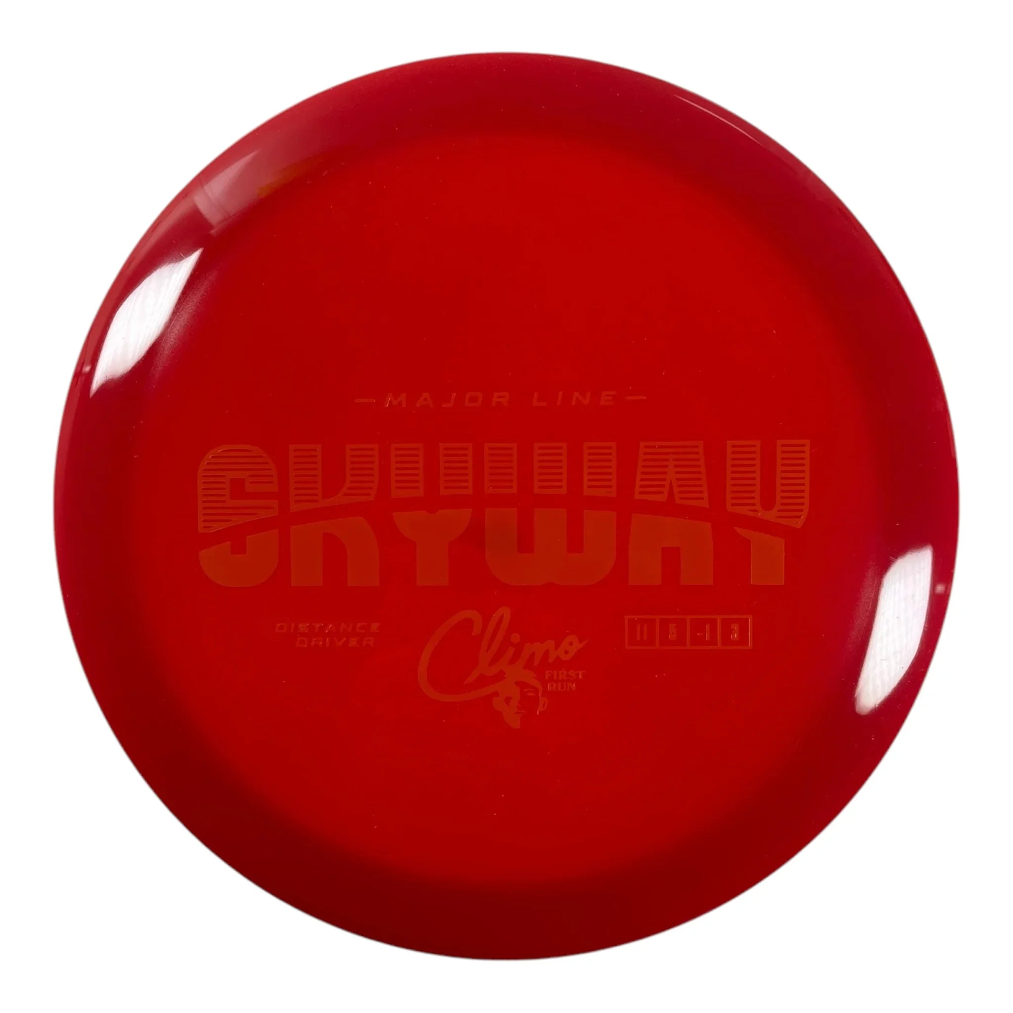 Climo Disc Golf Skyway | Major Line | Red/Orange 173g (First Run) Disc Golf