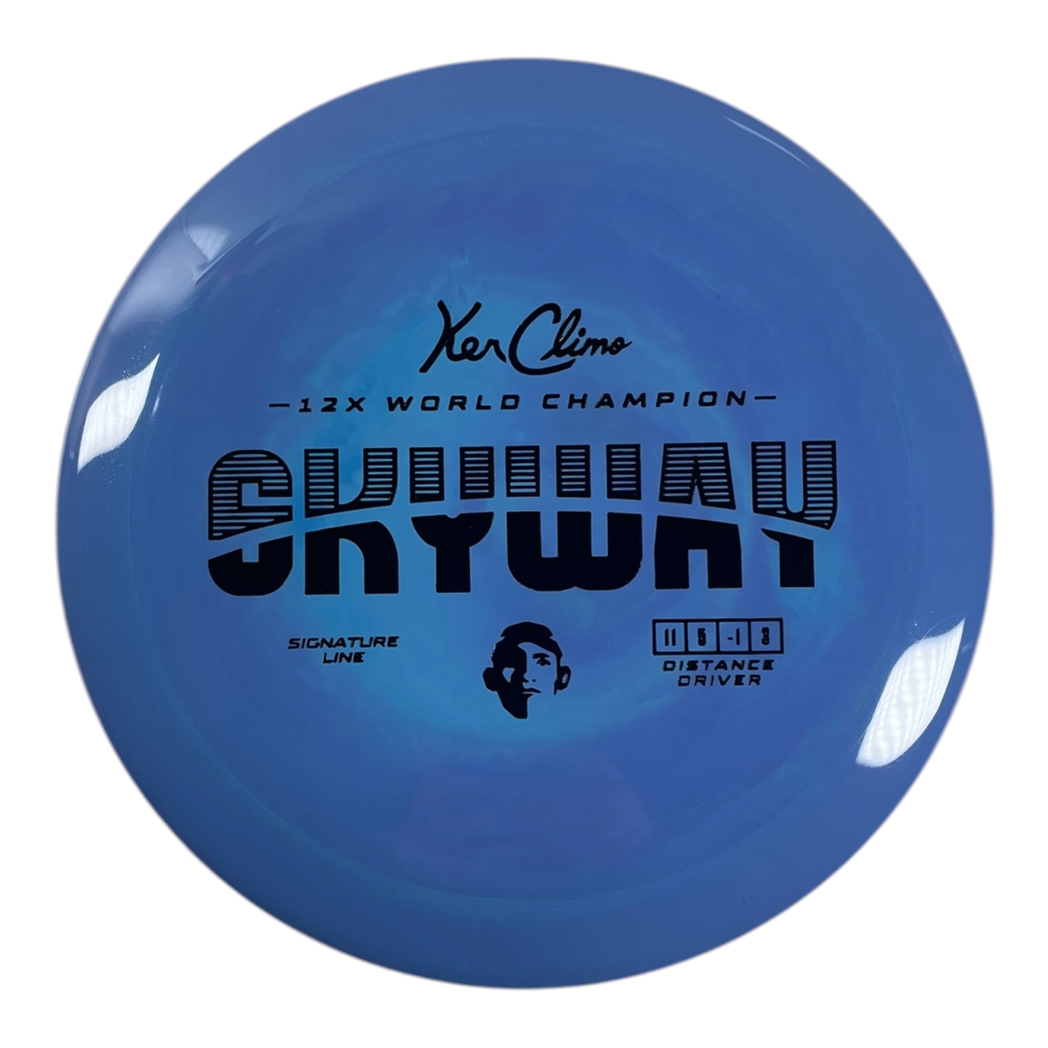 Climo Disc Golf Skyway | Signature Line | Blue/Black 169g Disc Golf