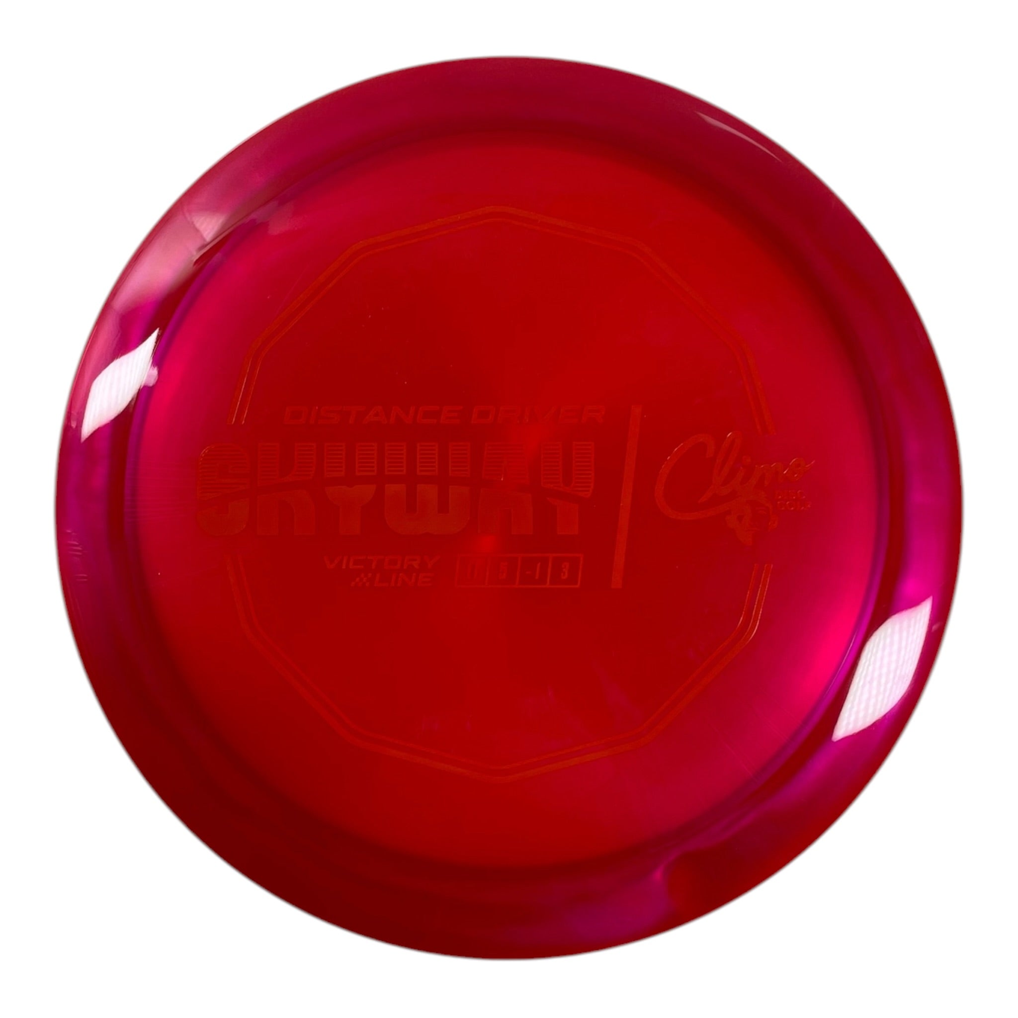 Climo Disc Golf Skyway | Victory Line | Red/Orange 172g Disc Golf