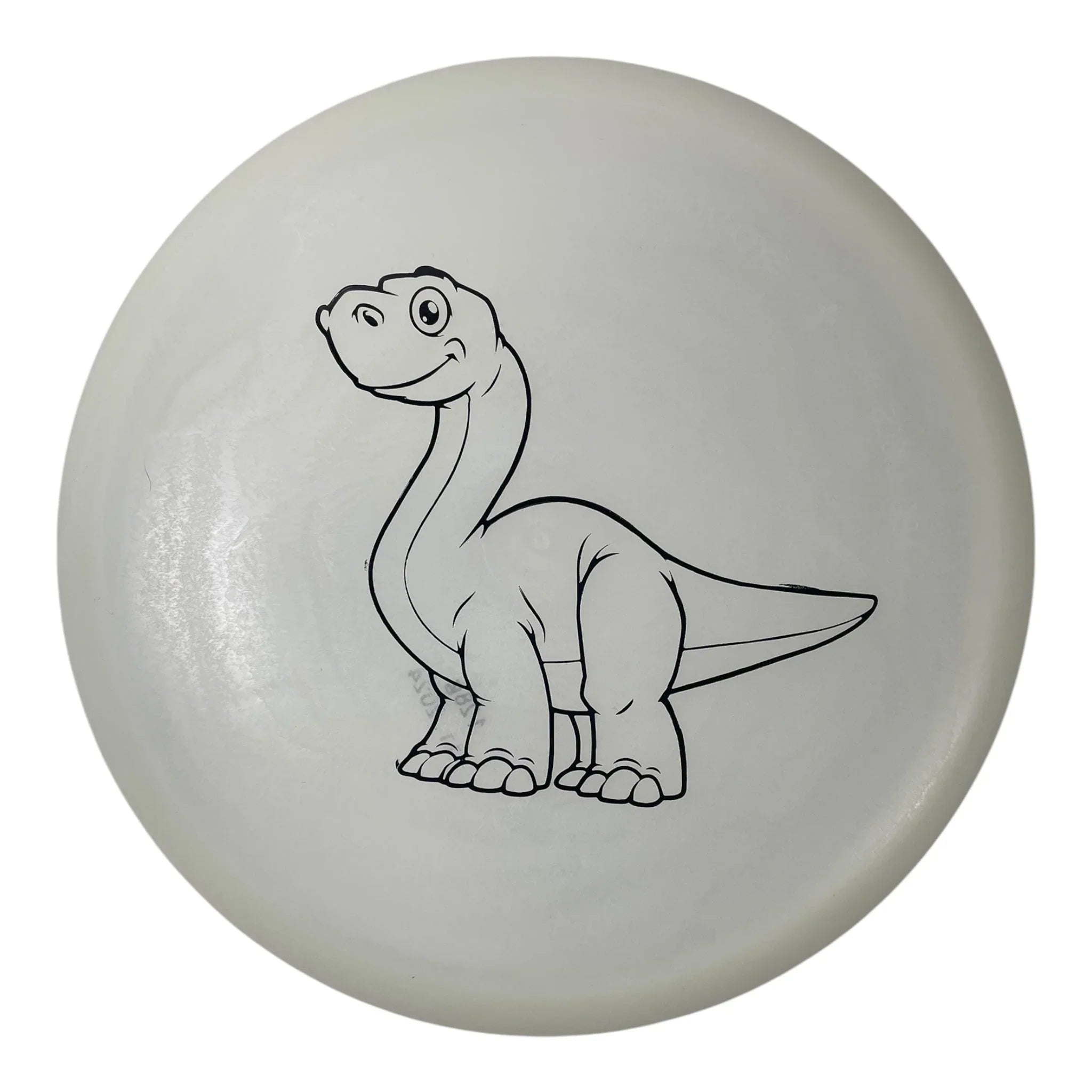 Dino Discs Brachiosaurus | Egg Shell Glow | Black/Glow 128g Disc Golf