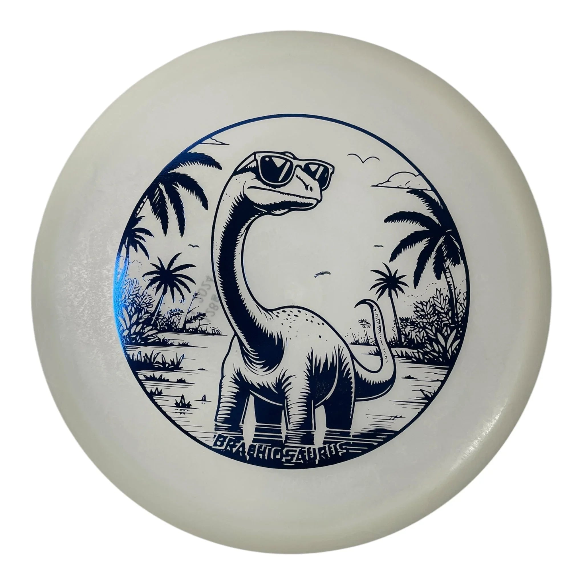 Dino Discs Brachiosaurus | Egg Shell Glow | Blue/Glow 128g Disc Golf