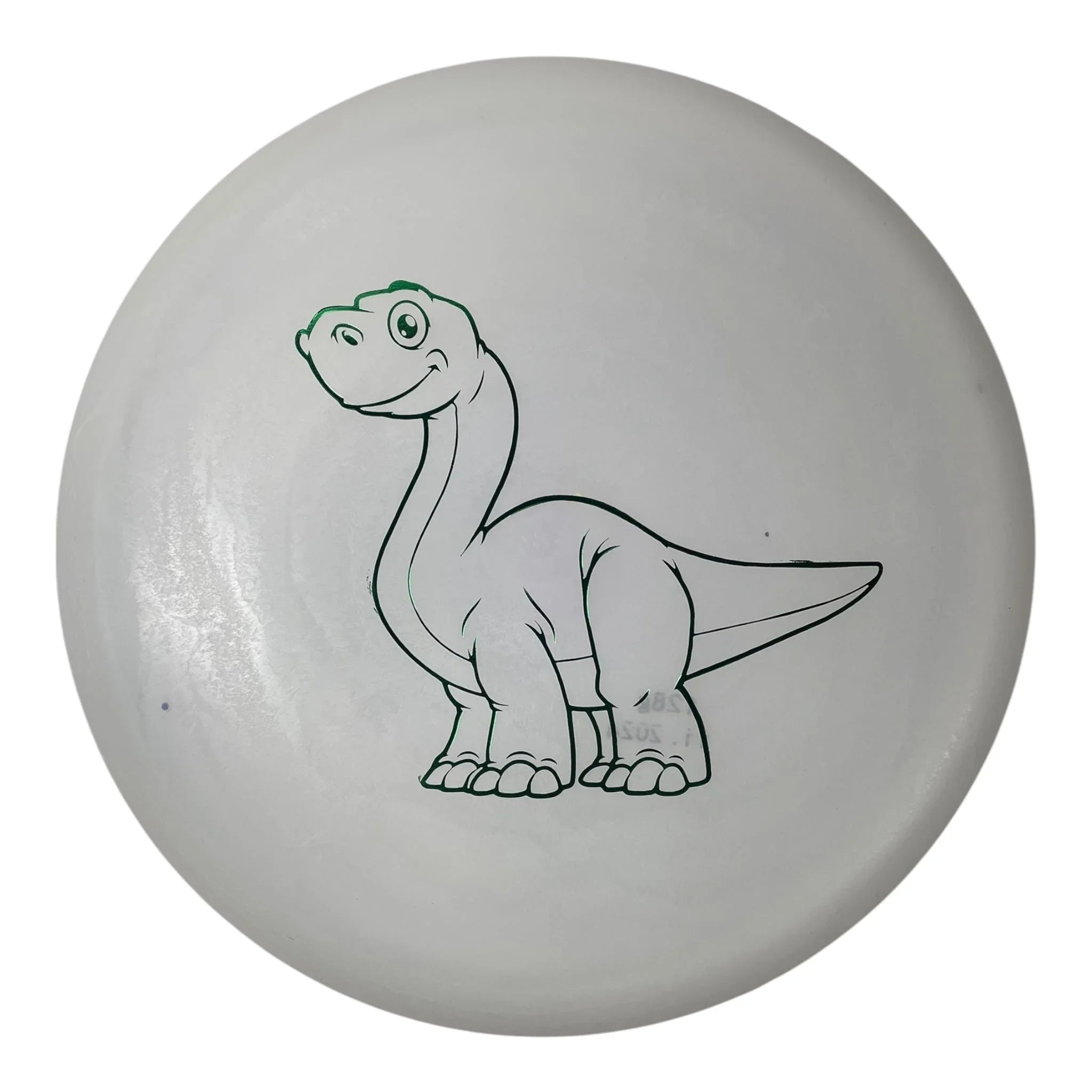 Dino Discs Brachiosaurus | Egg Shell Glow | Green/Glow 128g Disc Golf