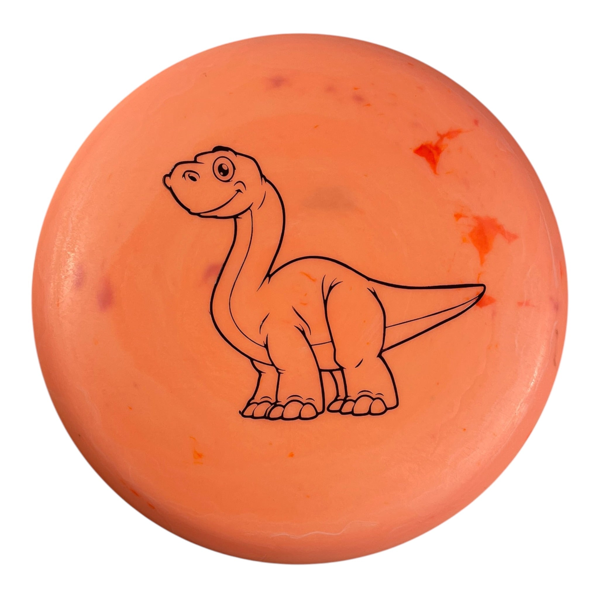 Dino Discs Brachiosaurus | Egg Shell | Orange/Black 126g Disc Golf