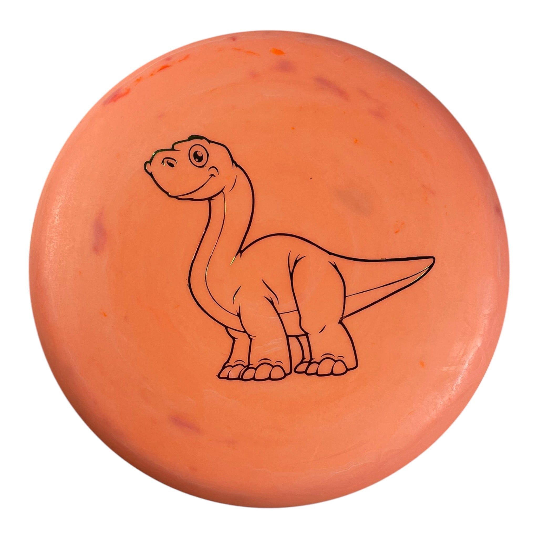 Dino Discs Brachiosaurus | Egg Shell | Orange/Rasta 126g Disc Golf