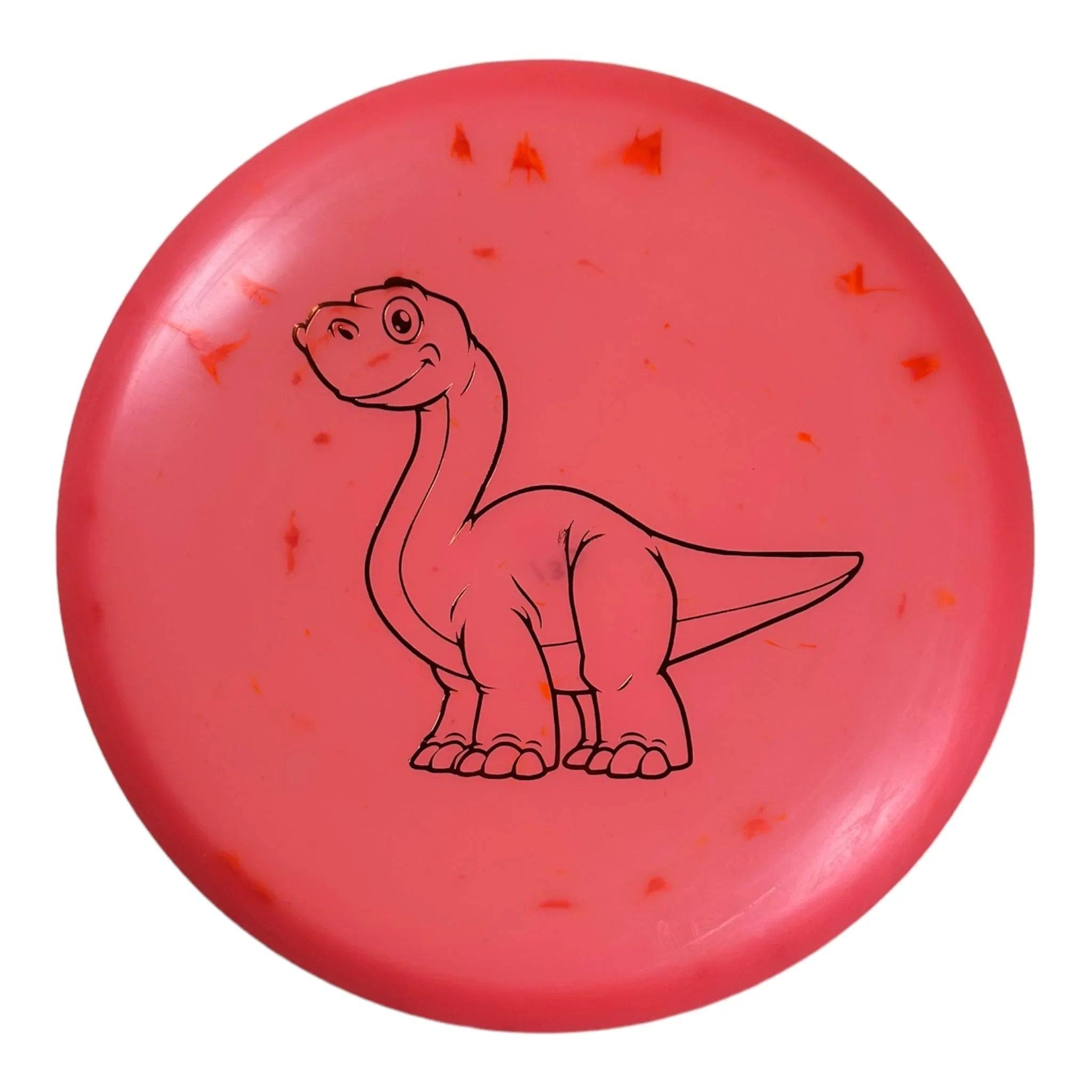 Dino Discs Brachiosaurus | Egg Shell | Pink/Bronze 130g Disc Golf