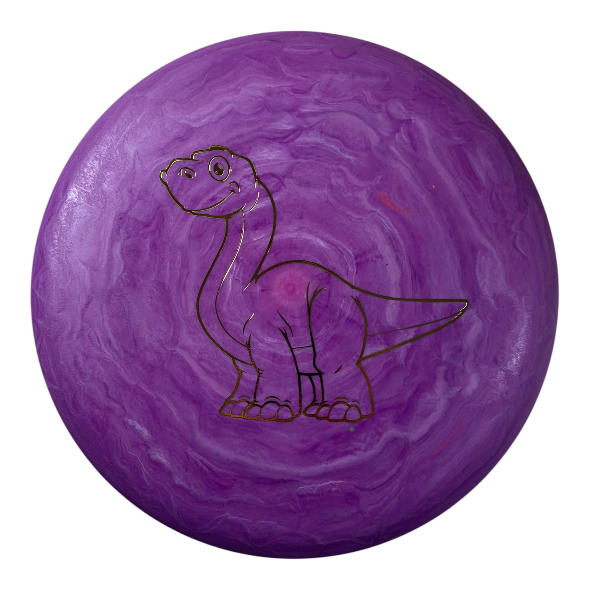 Dino Discs Brachiosaurus | Egg Shell | Purple/Gold 129g Disc Golf