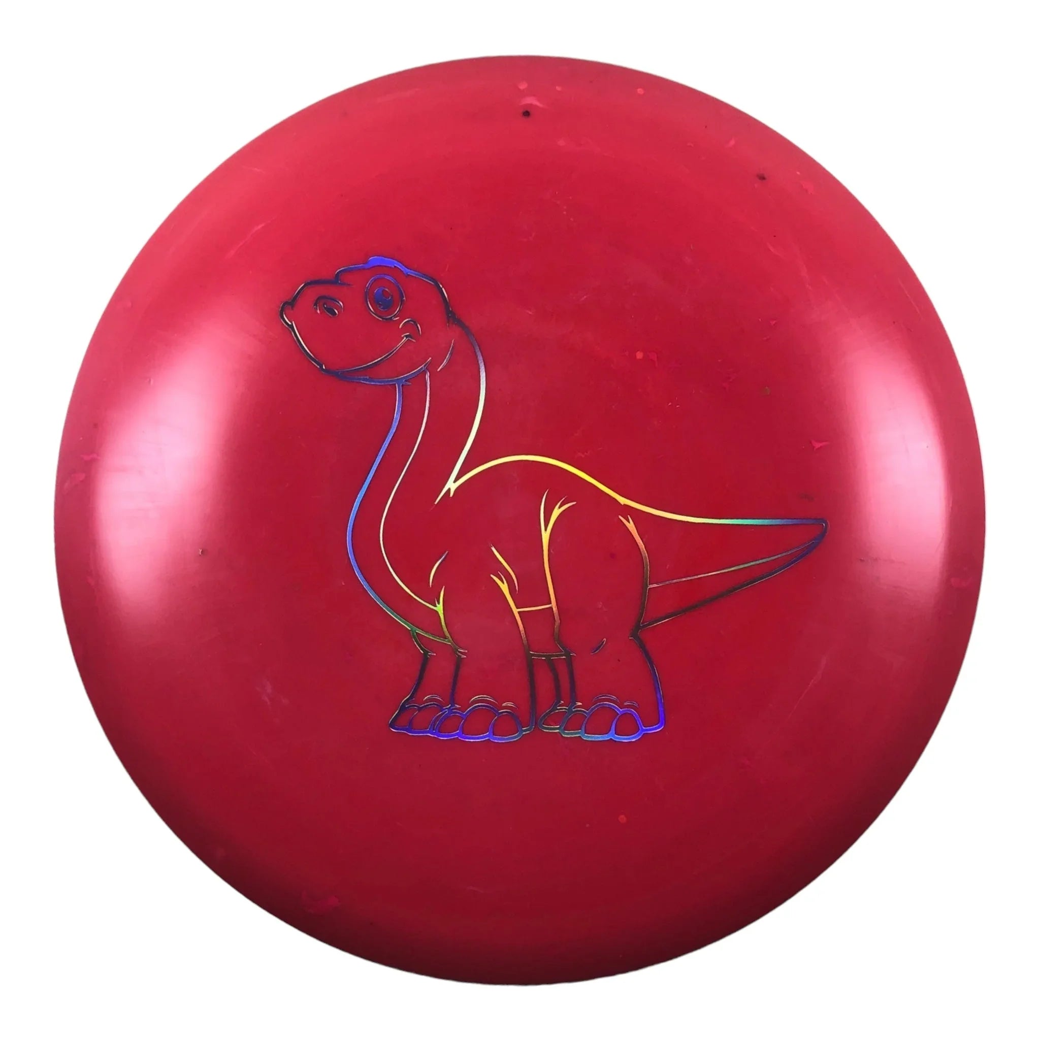 Dino Discs Brachiosaurus | Egg Shell | Red/Silver 127g Disc Golf