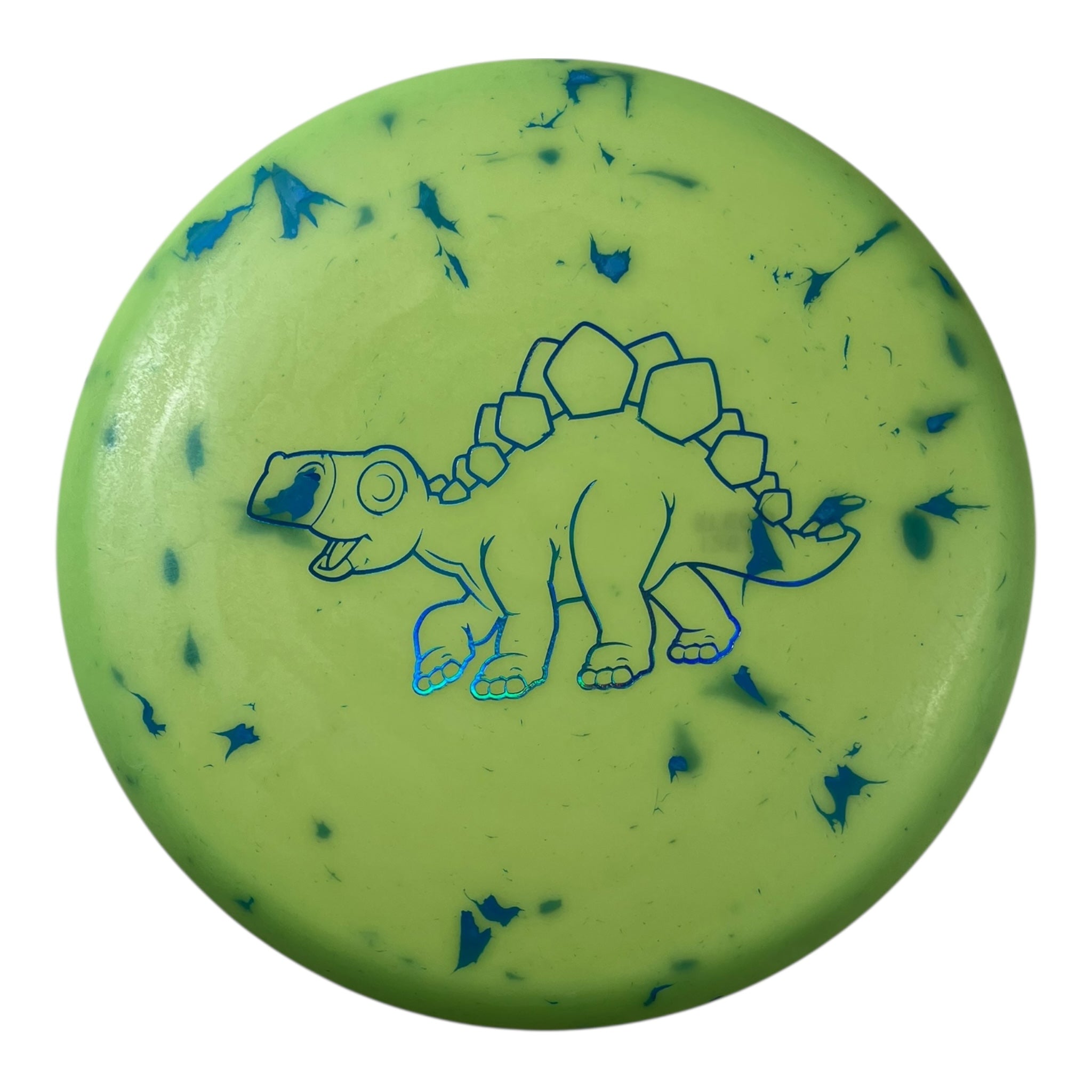 Dino Discs Stegosaurus | Egg Shell | Green/Blue 126g Disc Golf