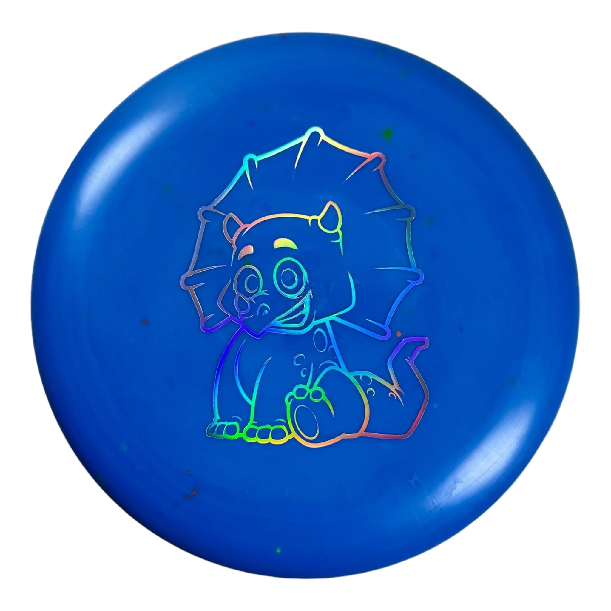 Dino Discs Triceratops | Egg Shell | Blue/Holo 123g Disc Golf