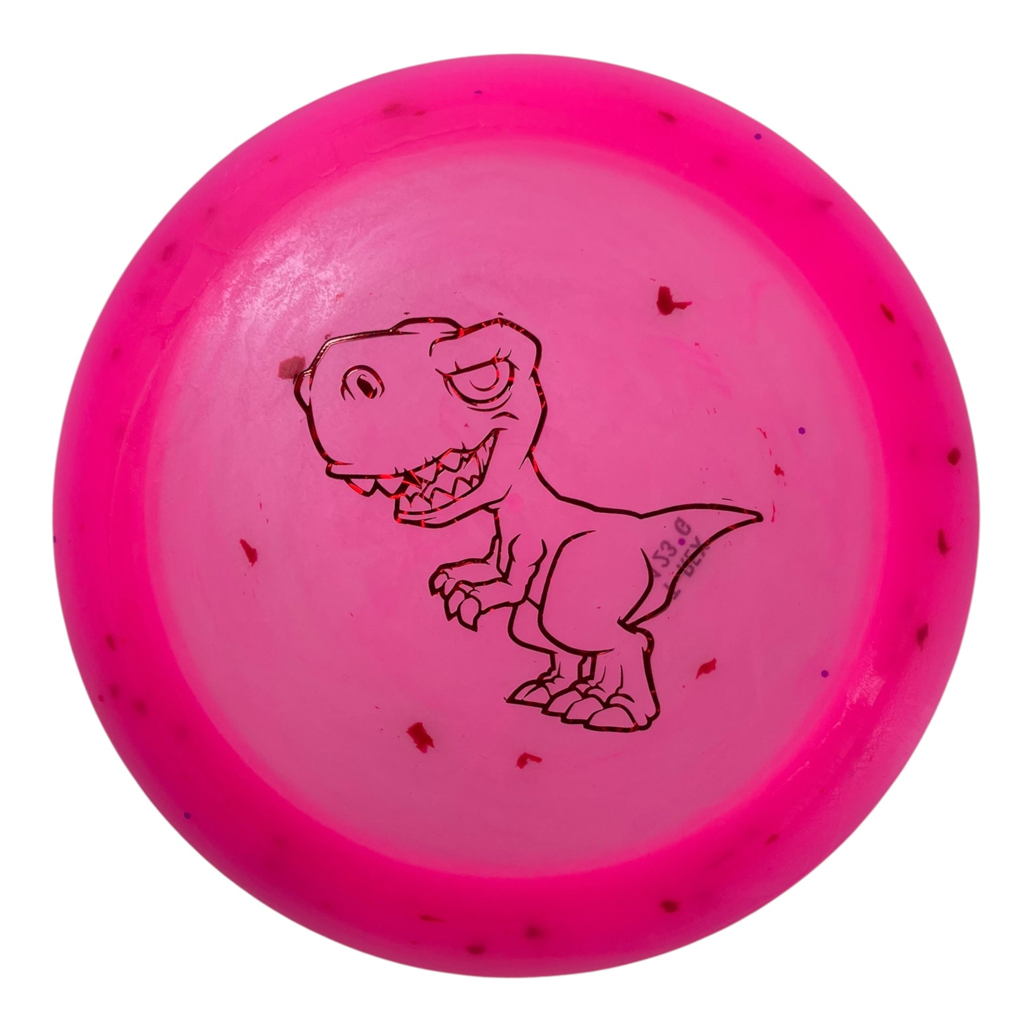 Dino Discs Tyrannosaurus Rex | Egg Shell | Pink/Red 123g Disc Golf