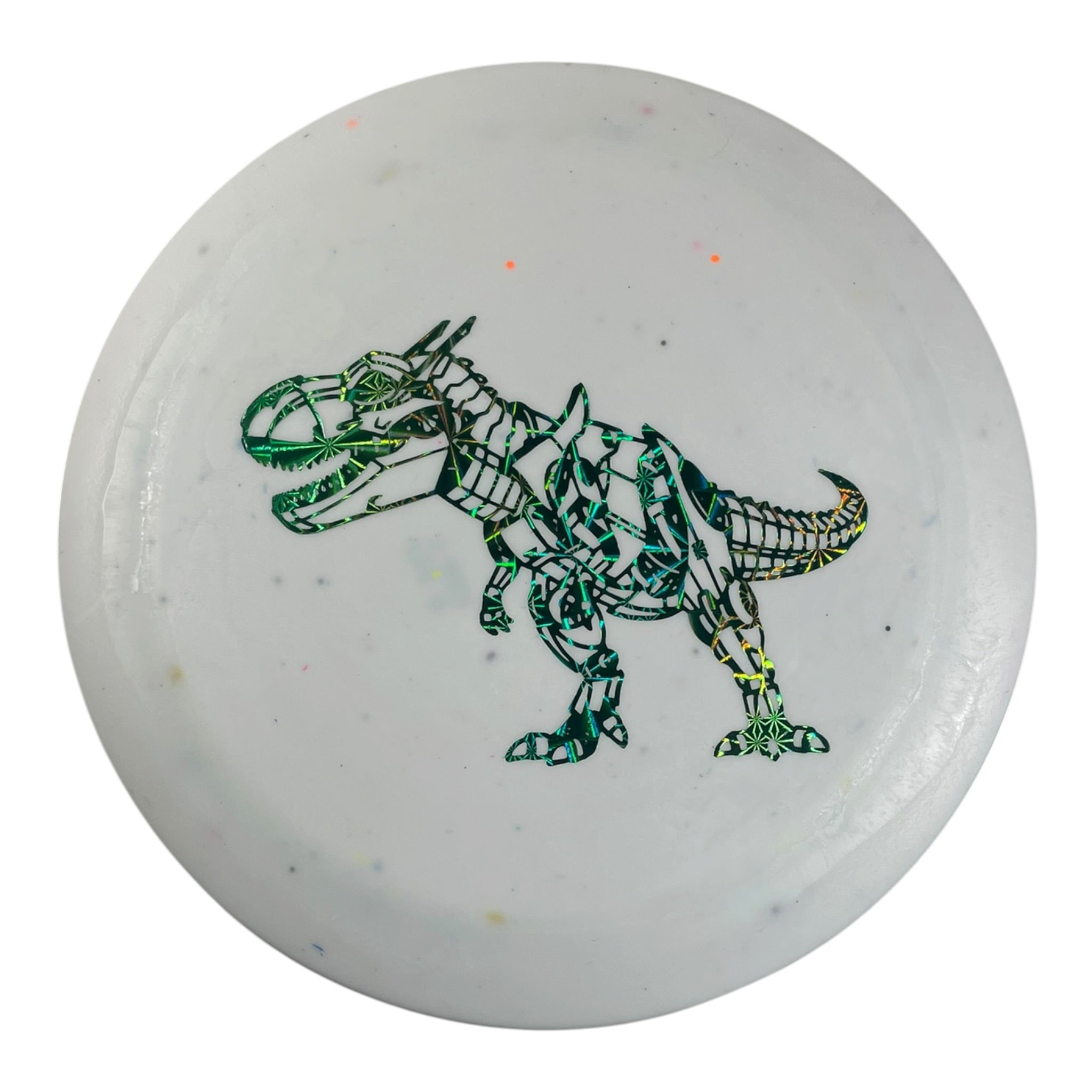 Dino Discs Tyrannosaurus Rex | Egg Shell | White/Green Holo 123g Disc Golf
