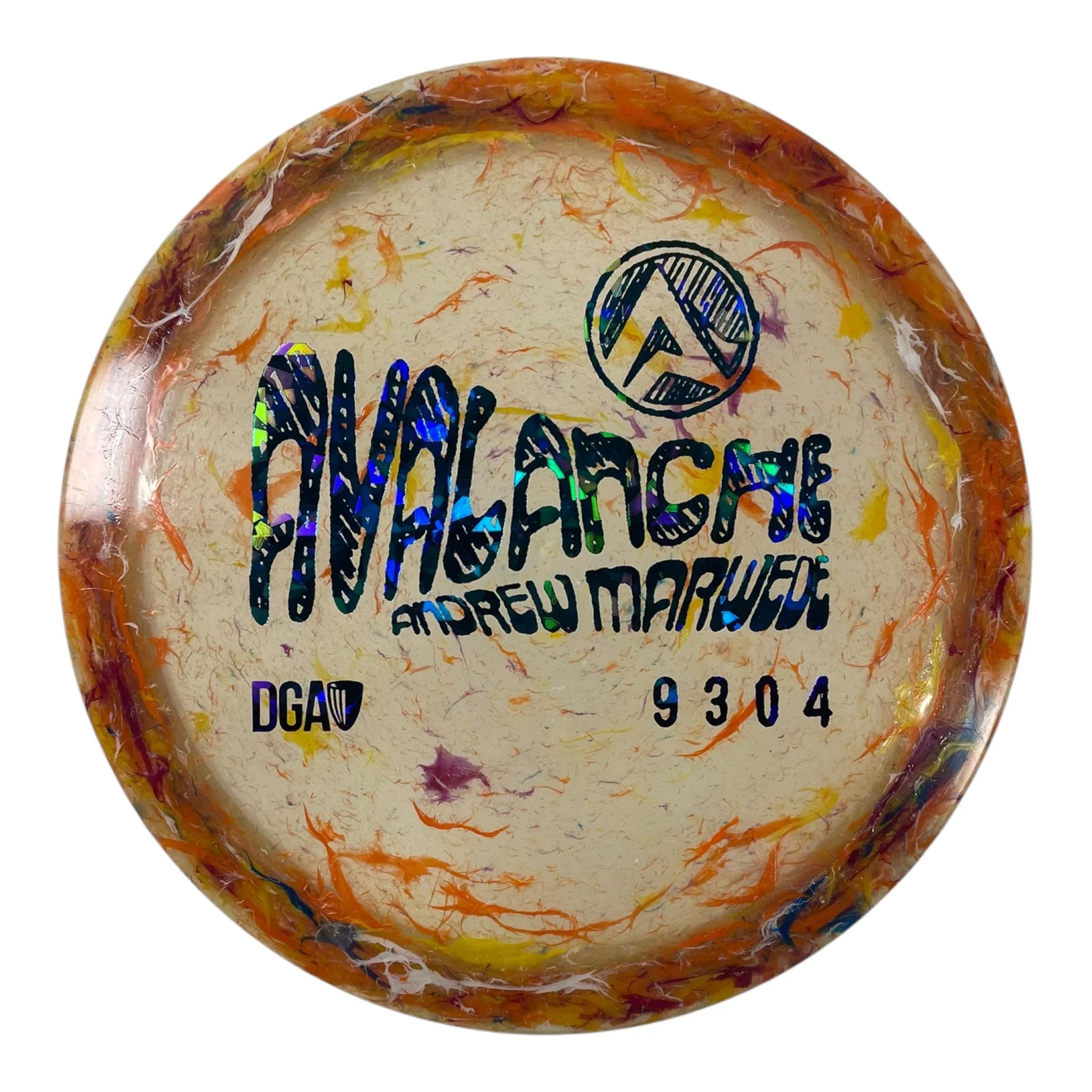 Disc Golf Association Avalanche | Granite | Orange/Sunset 174g (Andrew Marwede) Disc Golf