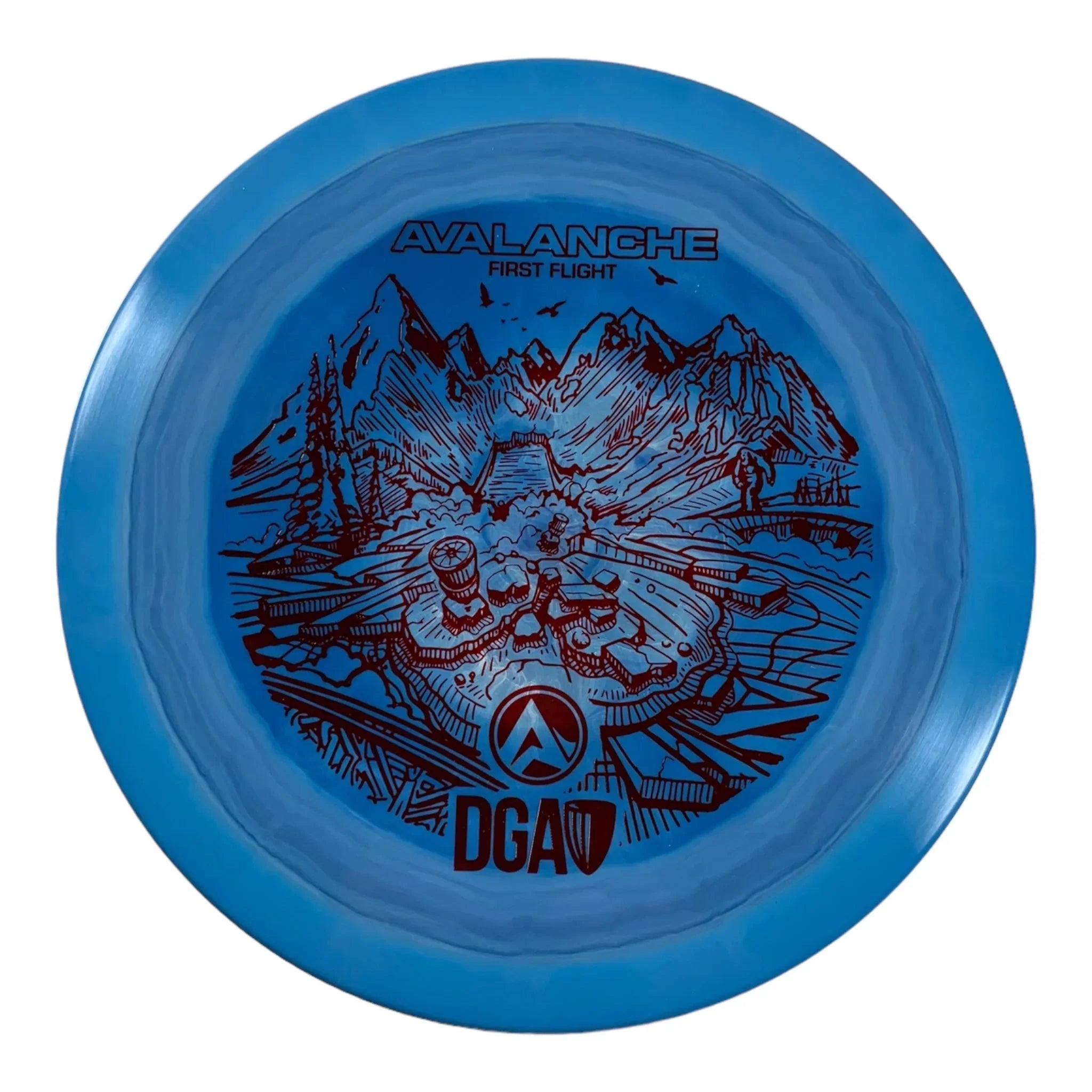Disc Golf Association Avalanche | PL | Blue/Red 172g (First Run) Disc Golf