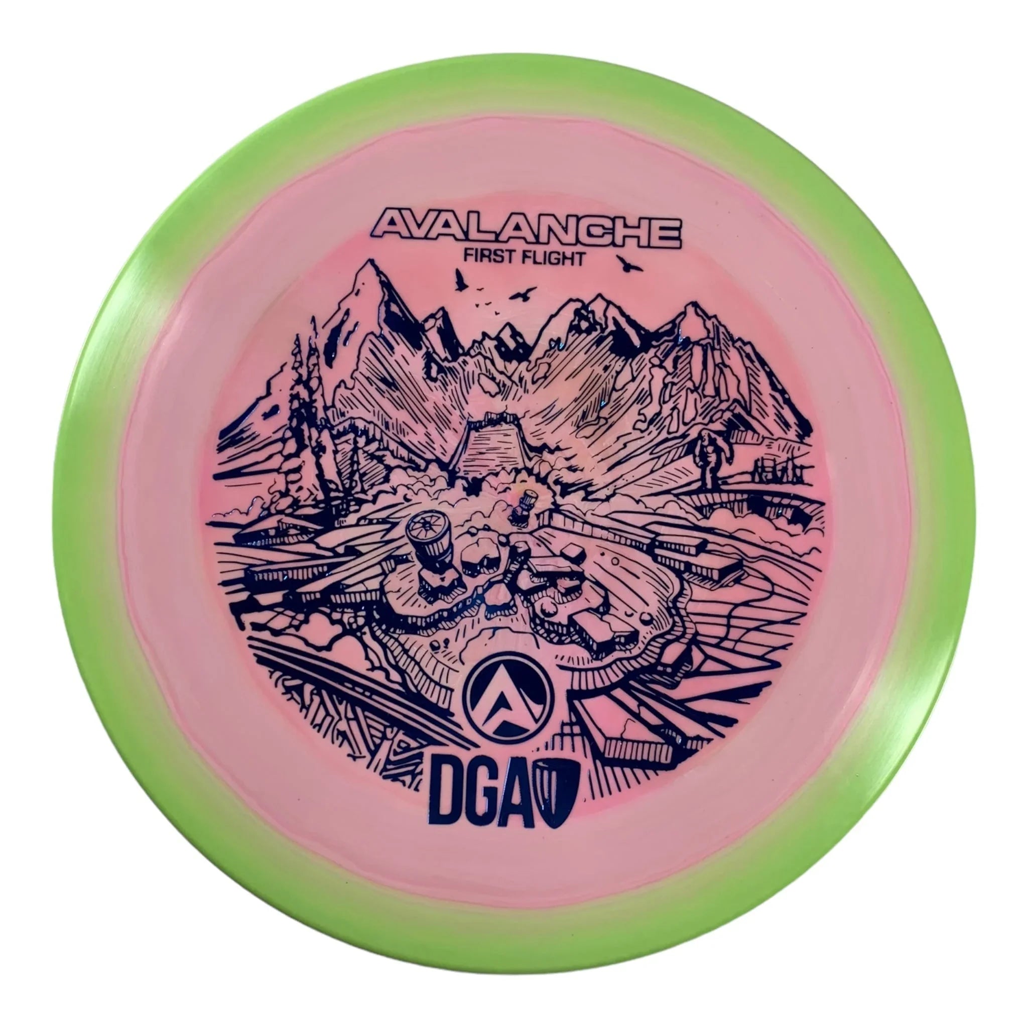 Disc Golf Association Avalanche | PL | Pink/Blue 169g (First Run) Disc Golf