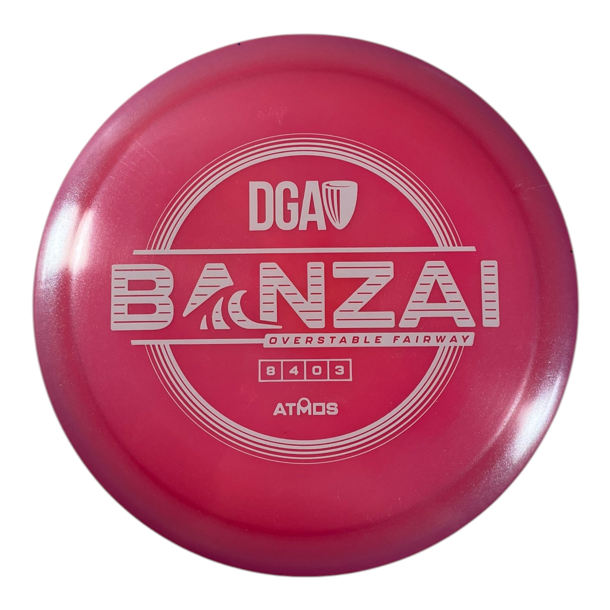 Disc Golf Association Banzai | Atmos | Pink/White 170g Disc Golf