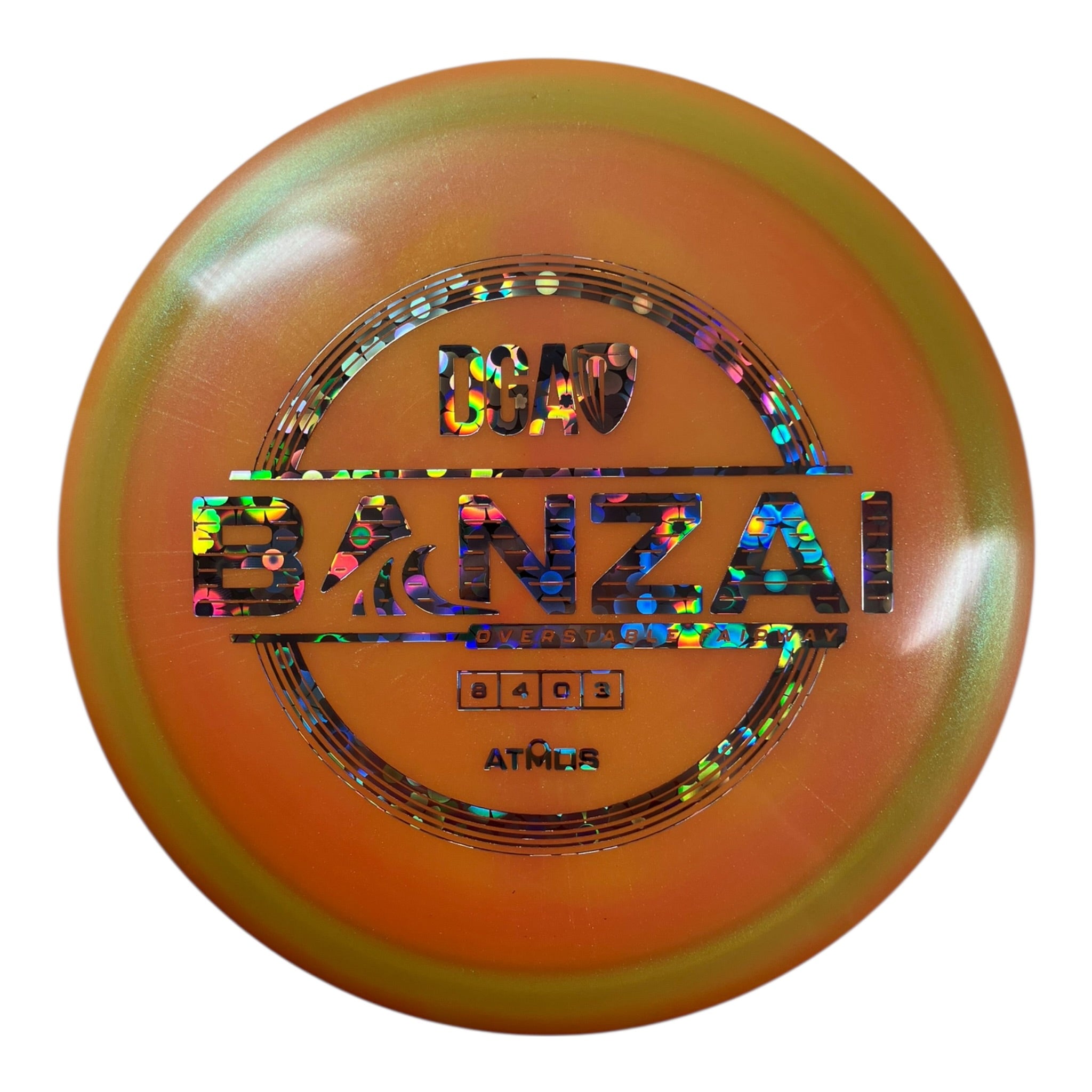 Disc Golf Association Banzai | Atmos | Yellow/Flowers 174g Disc Golf