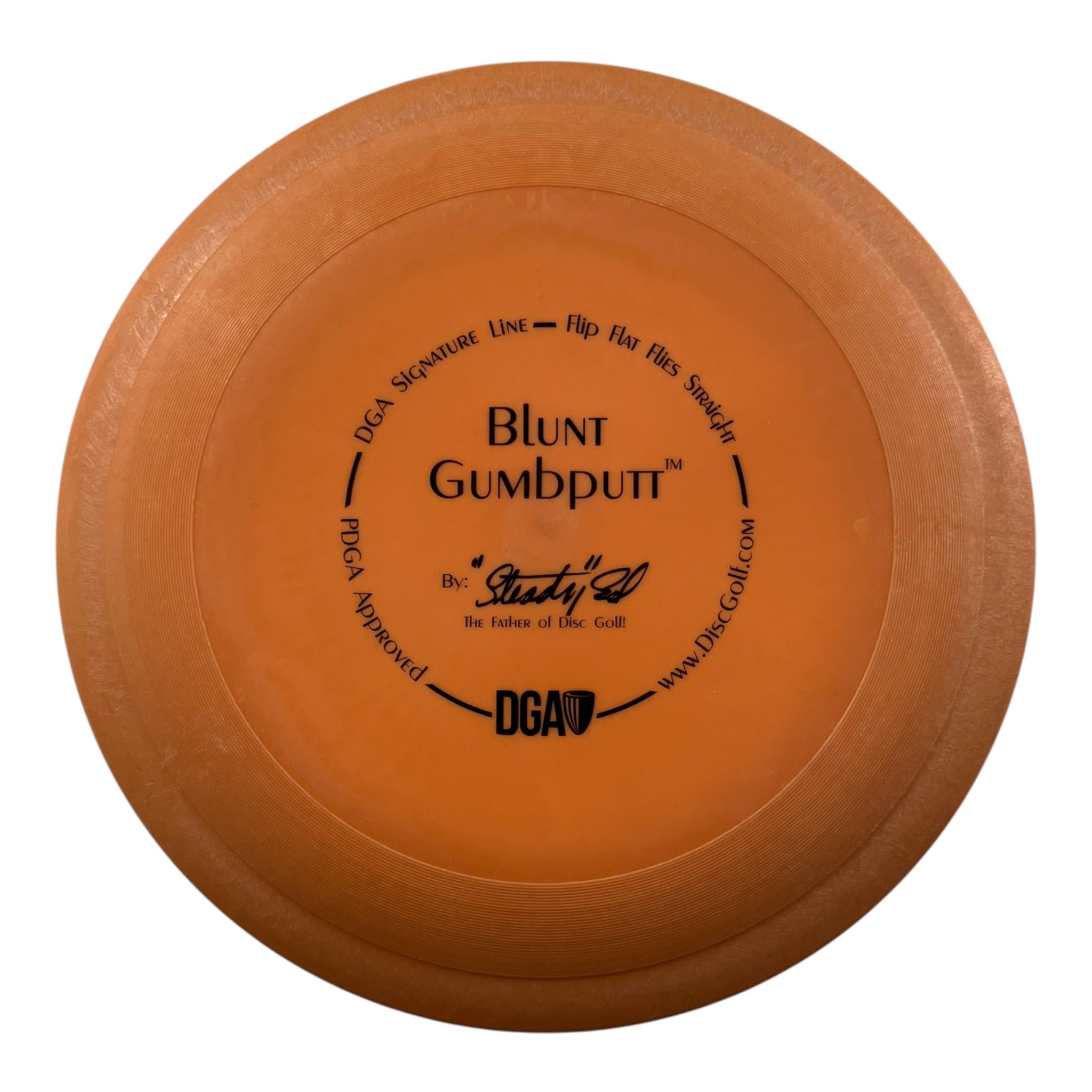 Disc Golf Association Blunt Gumbputt | Signature Line | Orange/Black 172g Disc Golf
